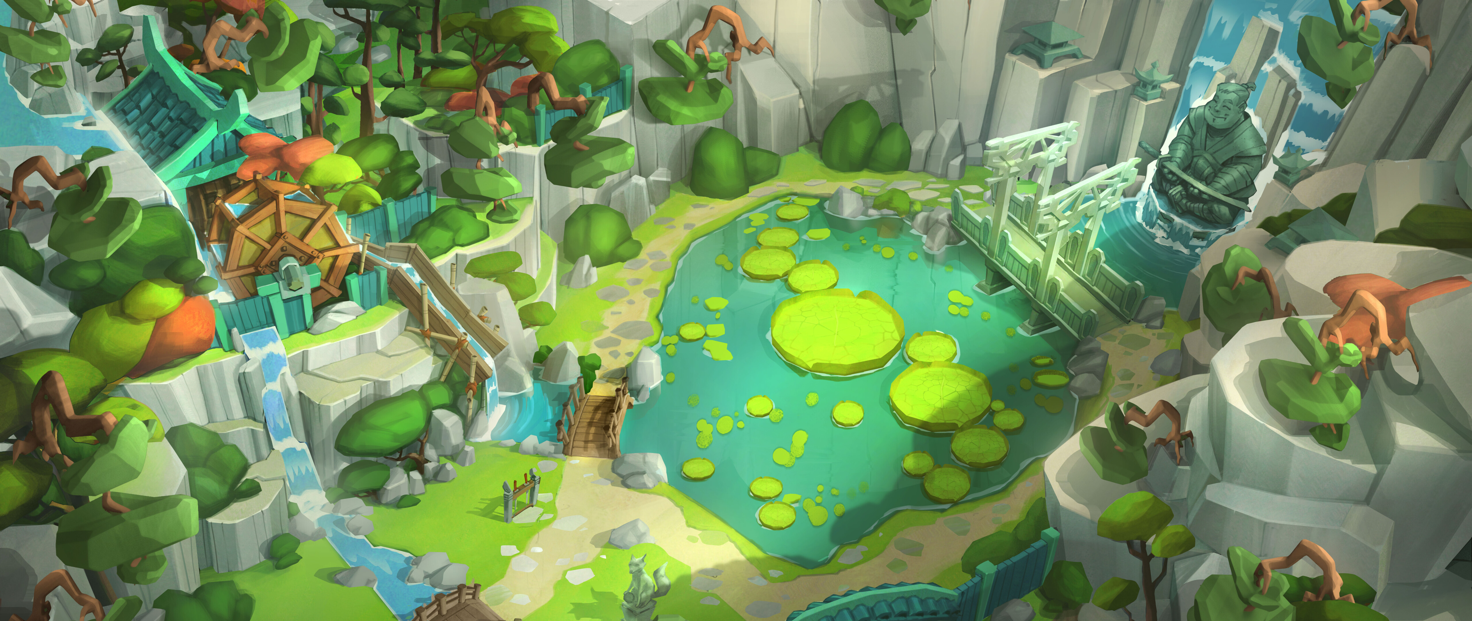 Slices of colorful watermelon, kiwi, and citrus flying through the air during a gameplay moment in Fruit Ninja VR 2.