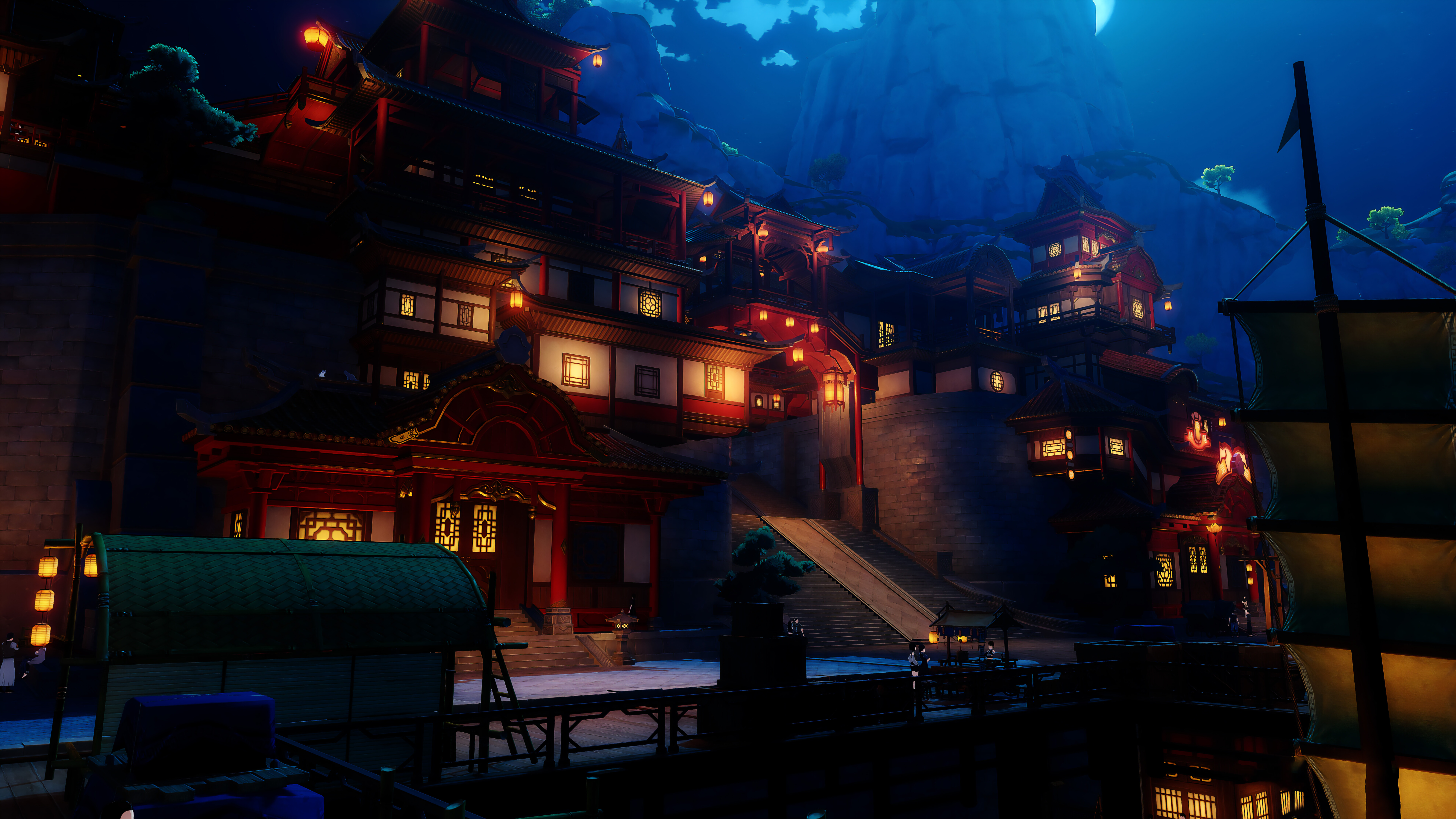 A beautifully rendered character in the Genshin Impact art style, showcasing intricate clothing and elemental effects.