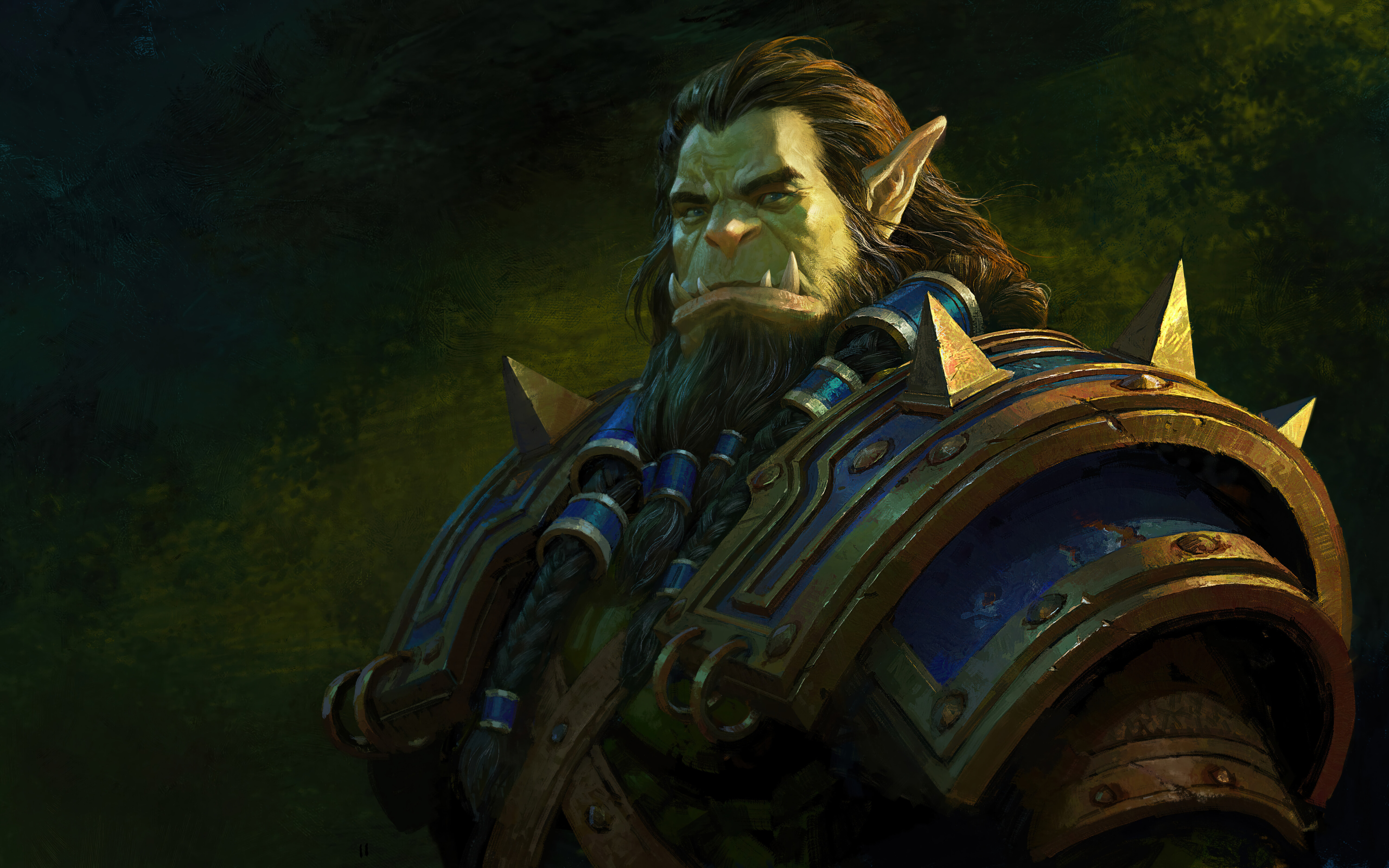 Thrall, the iconic Orc shaman from World of Warcraft