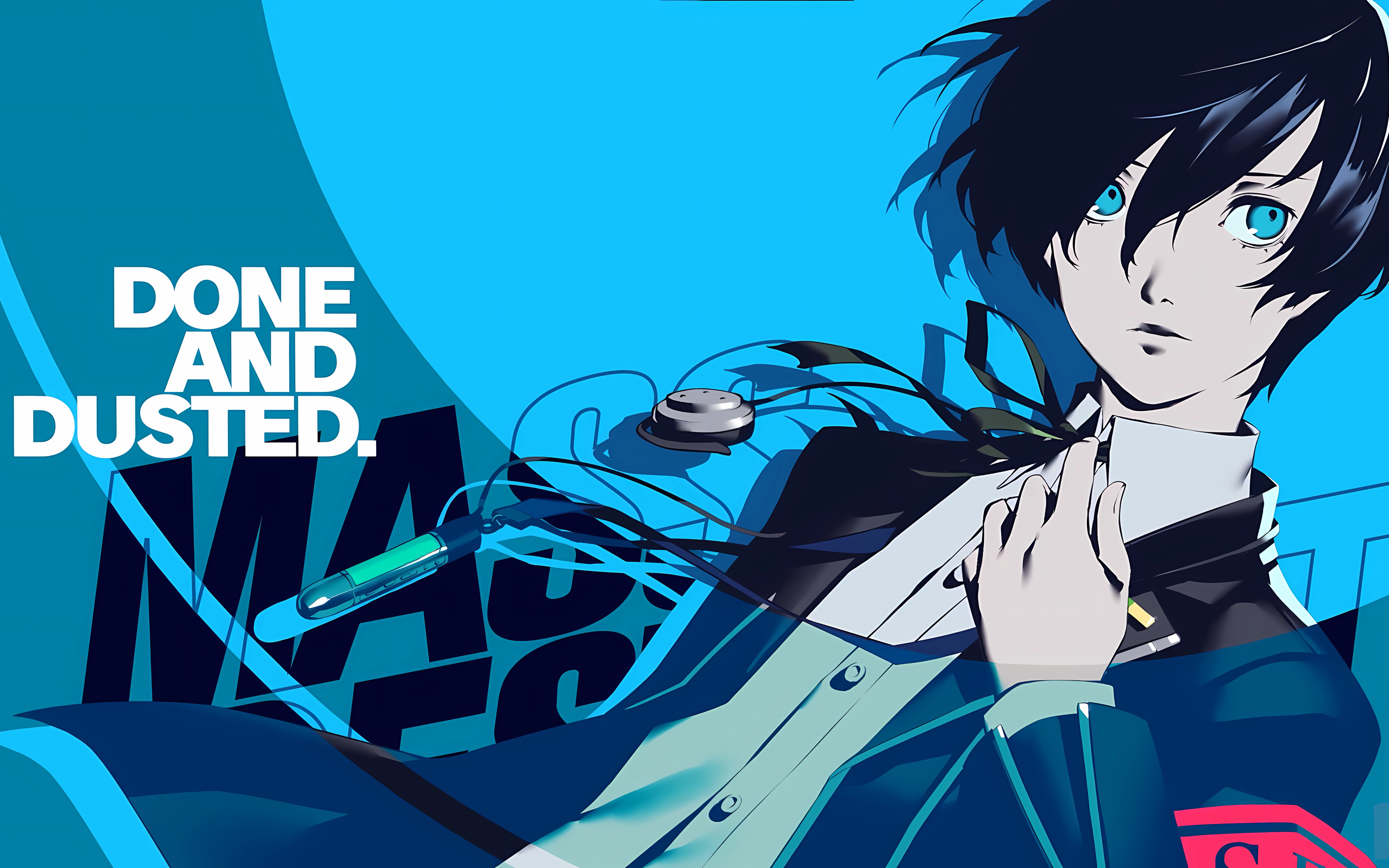 A high-quality depiction of Makoto Yuki from the video game Persona 3 Reload.