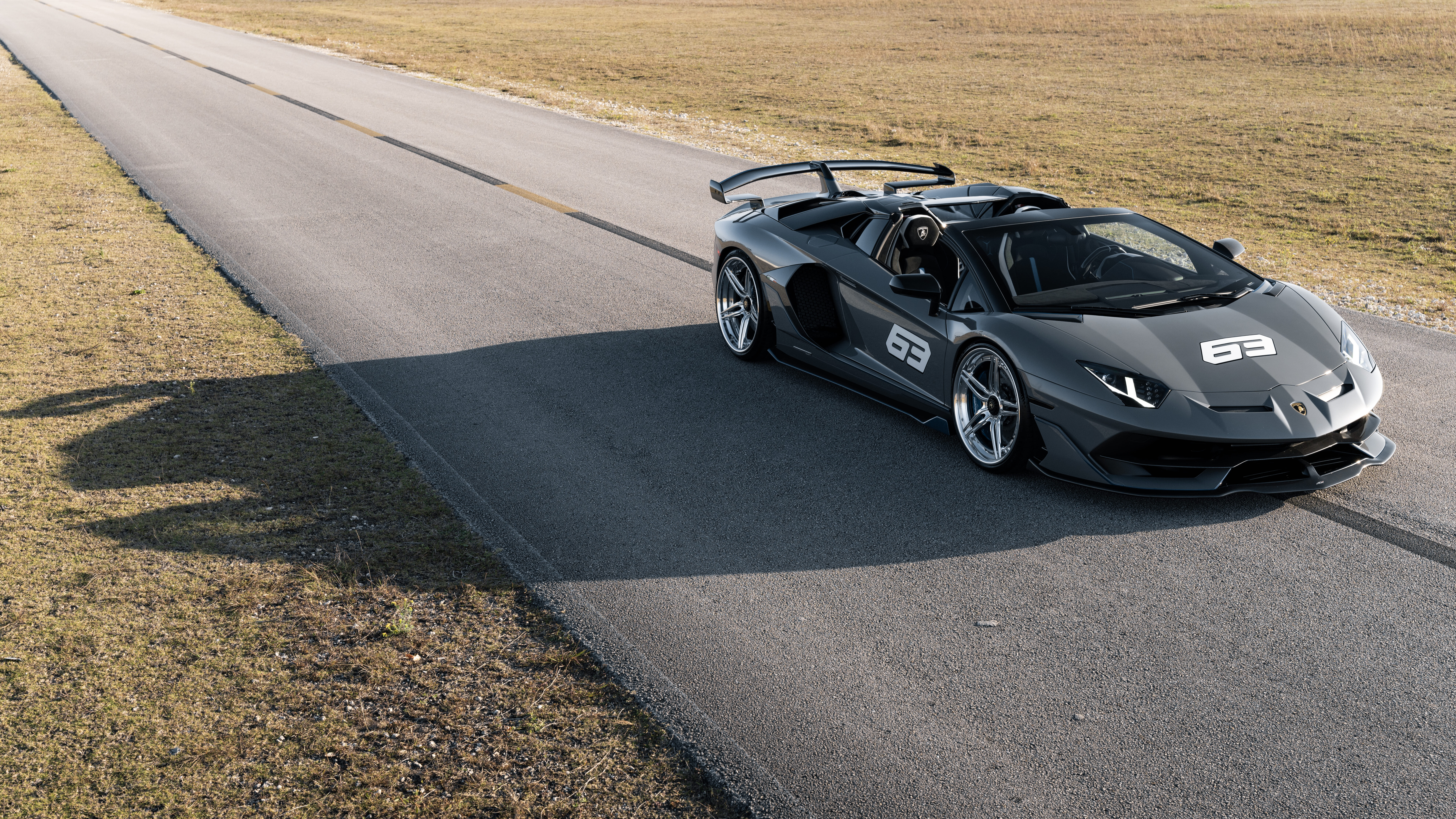 A high-resolution view of a Lamborghini Huracan supercar showcasing its aerodynamic design and sleek bodywork.