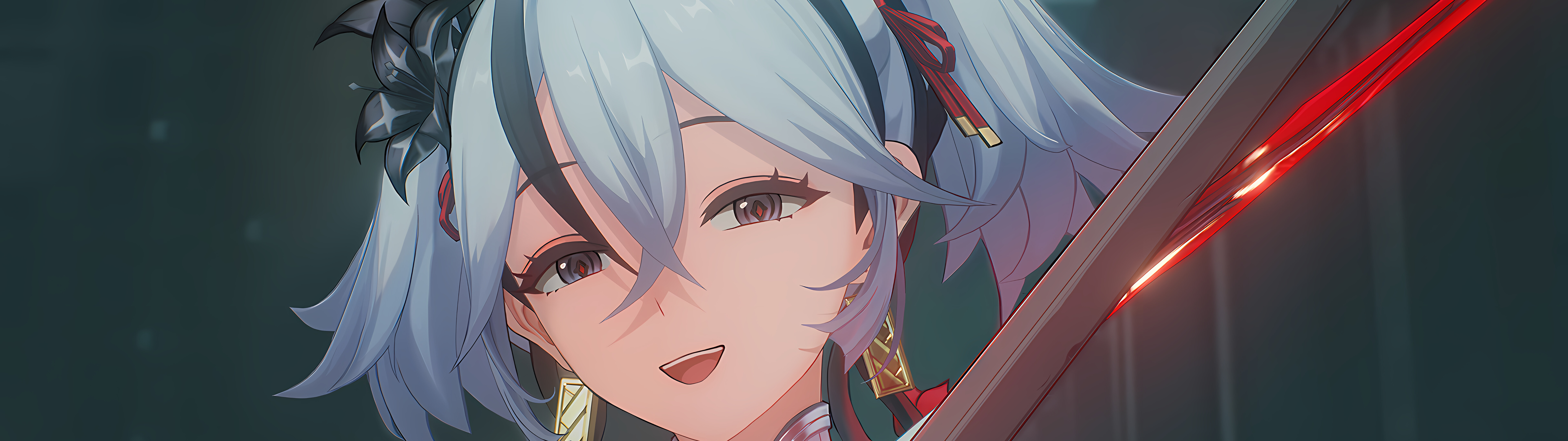 A detailed character illustration of Camellya from the video game Wuthering Waves.