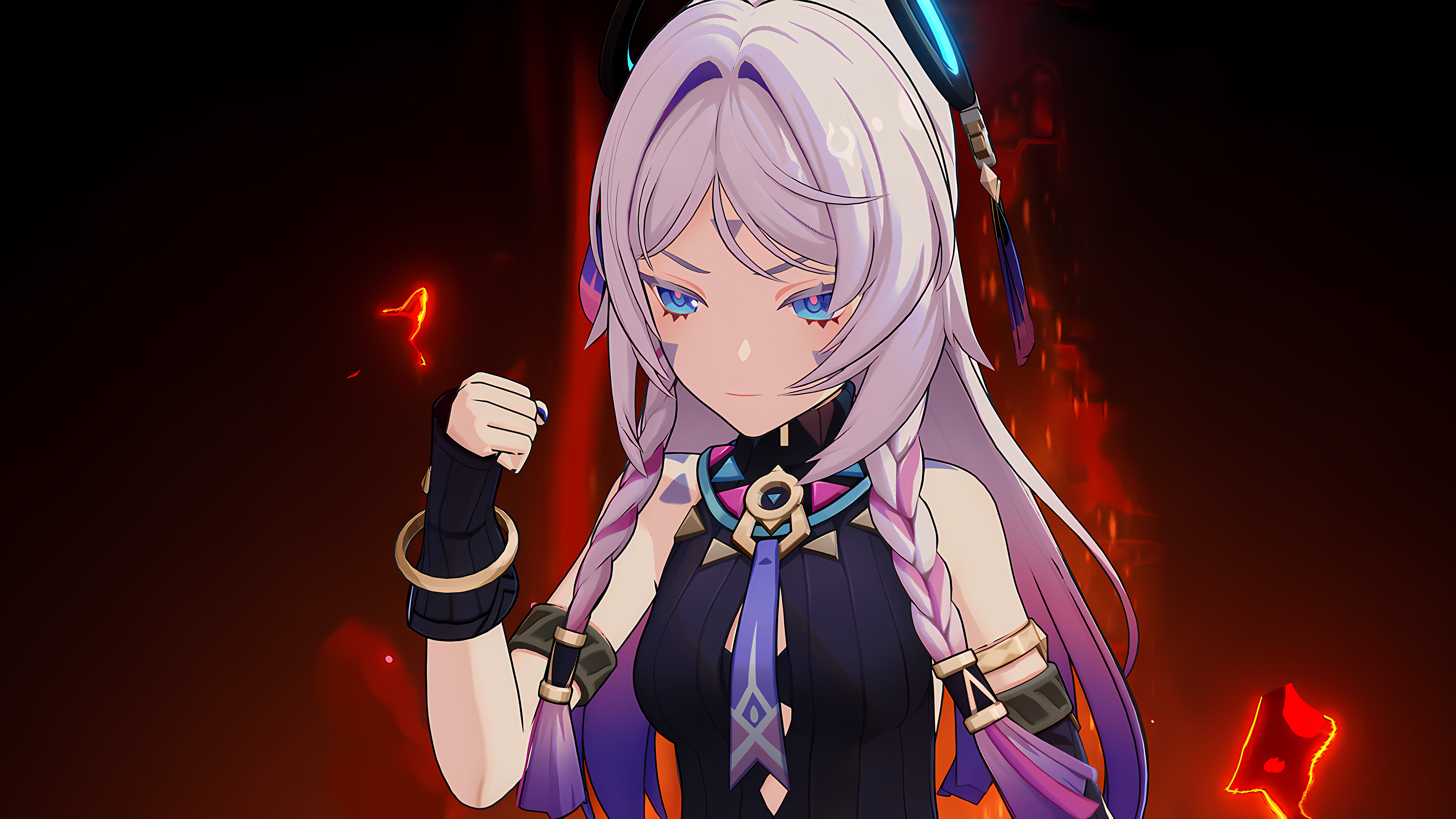 A high-quality character portrait of Citlali from Genshin Impact