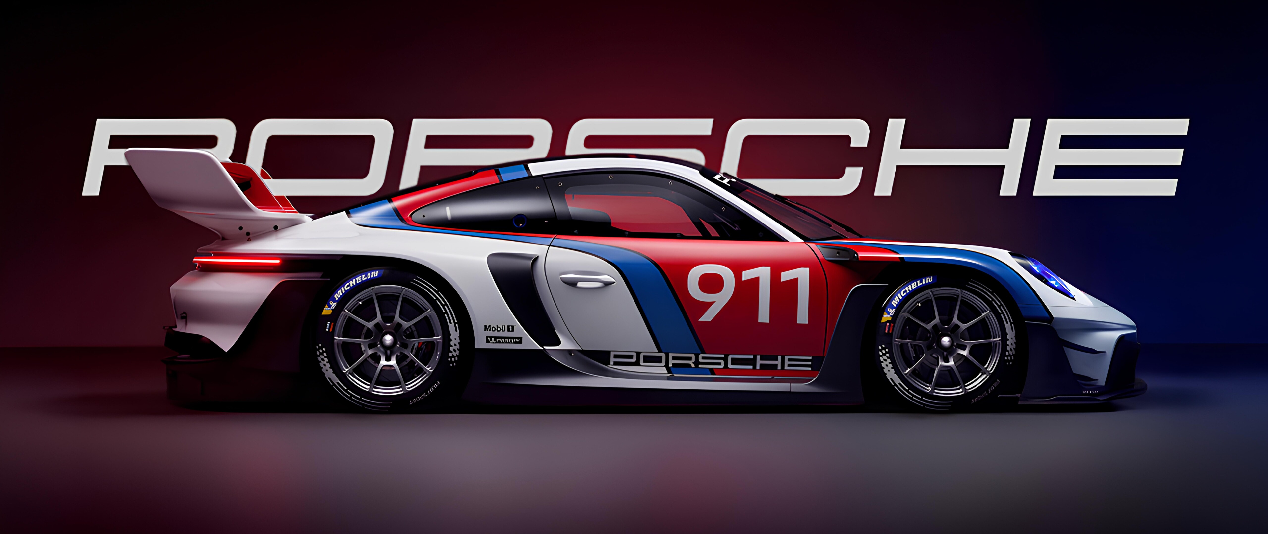 A high-end, aesthetic photograph of a Porsche 911 GT3 sports car featuring sleek lines and cinematic lighting.