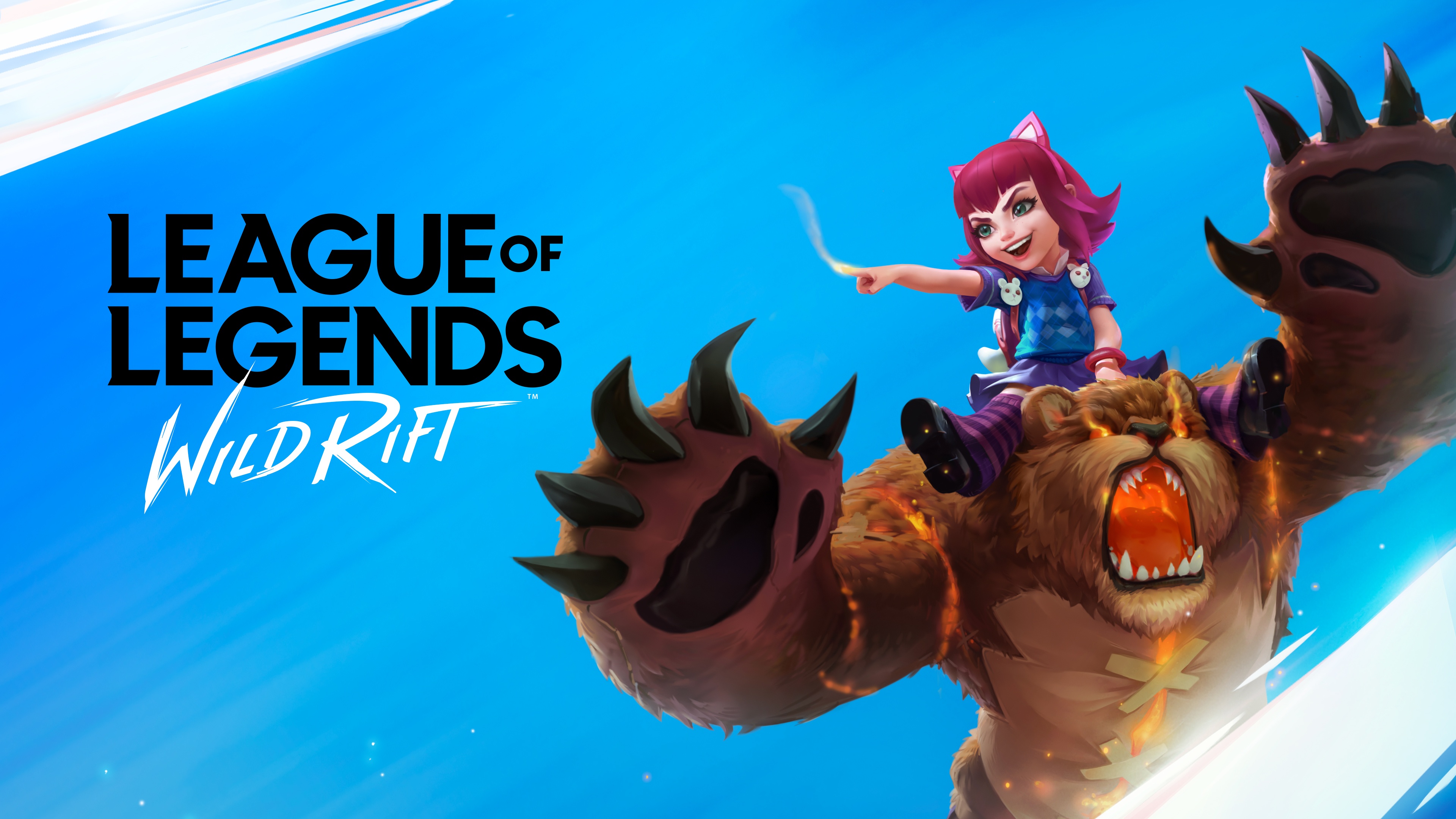 A detailed character portrait of Annie from League of Legends: Wild Rift.