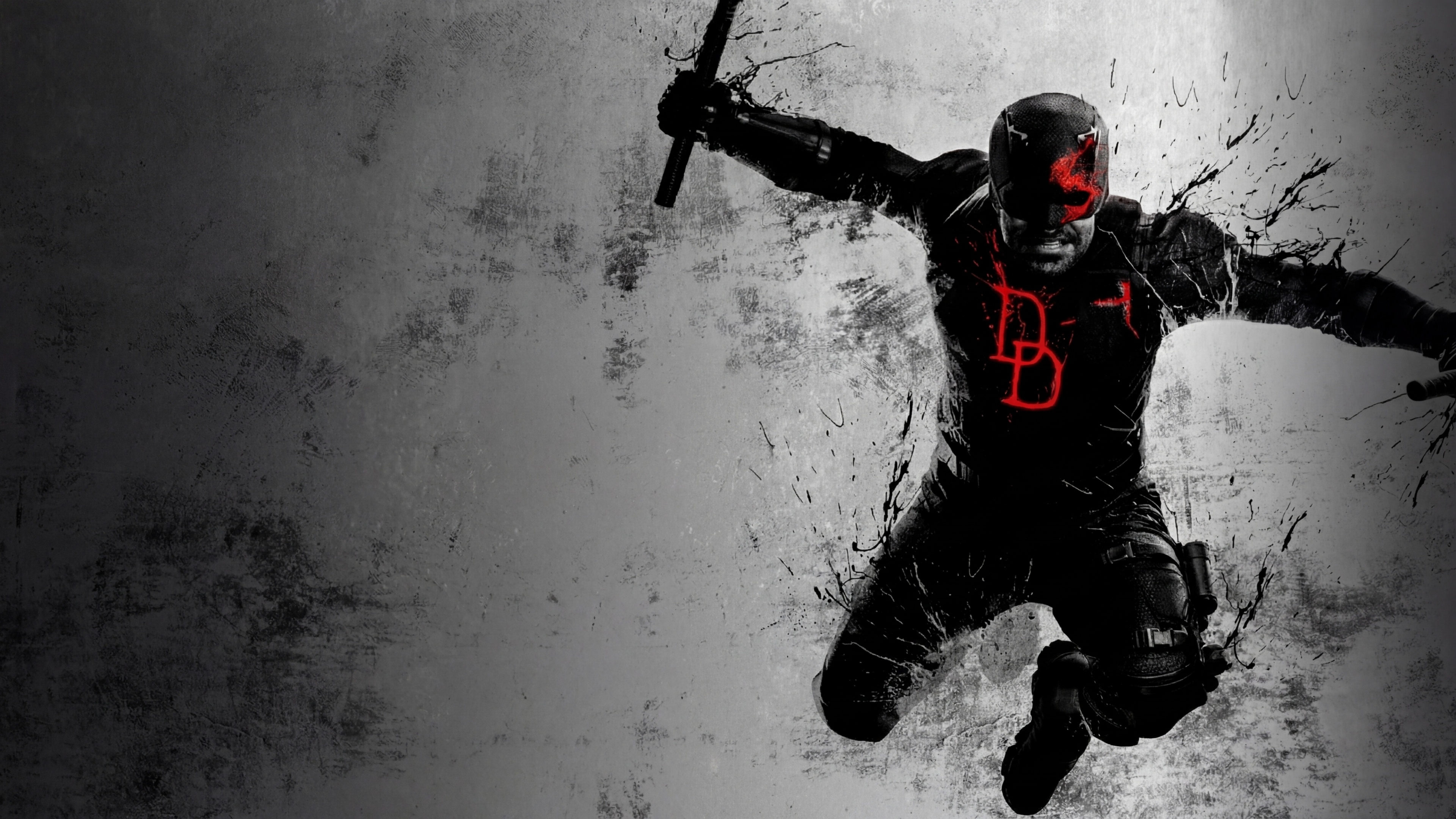 Matt Murdock as Daredevil in a high-detail cinematic shot from the Marvel series Daredevil: Born Again