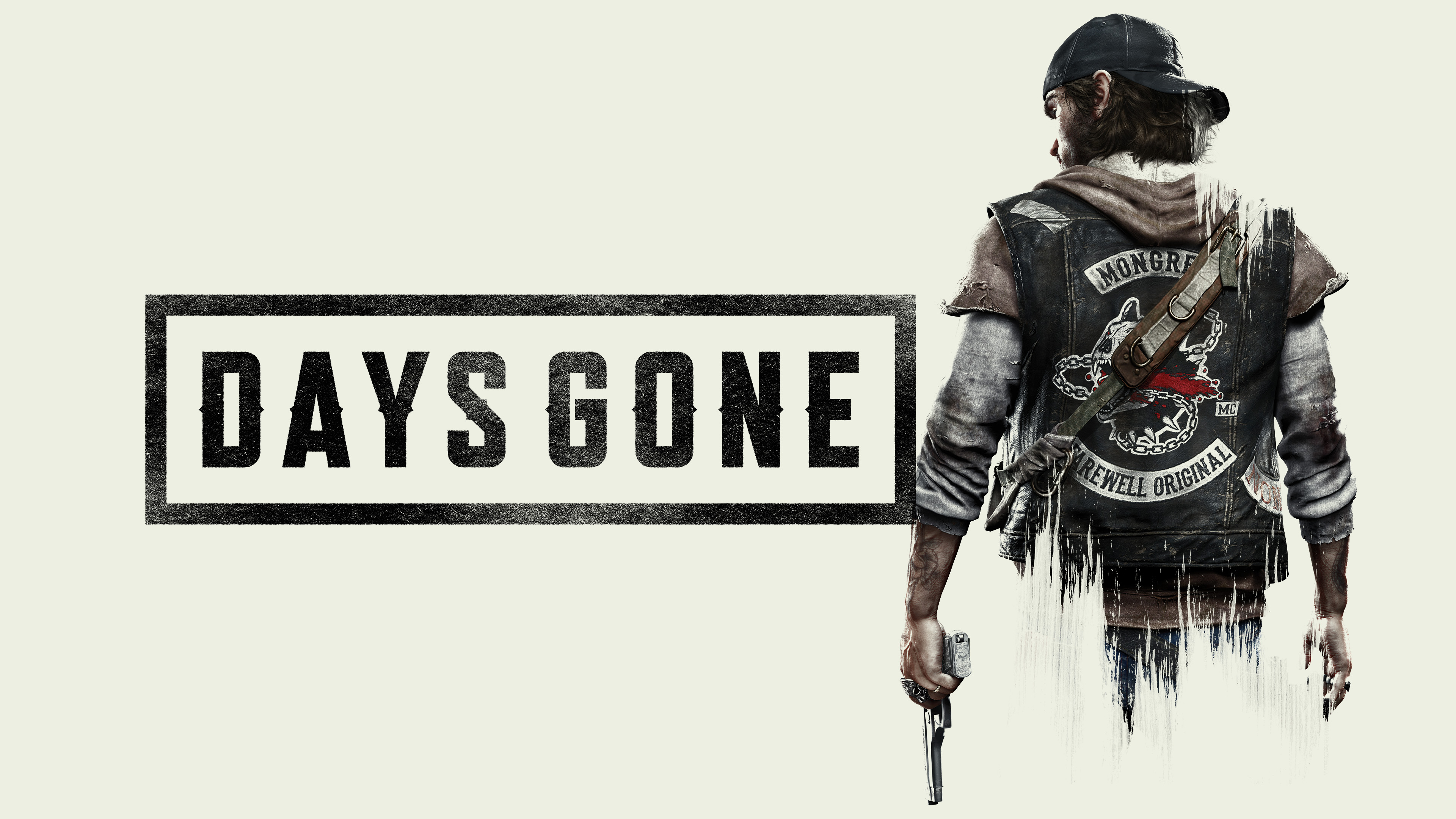 Deacon St. John from the video game Days Gone in a post-apocalyptic setting.