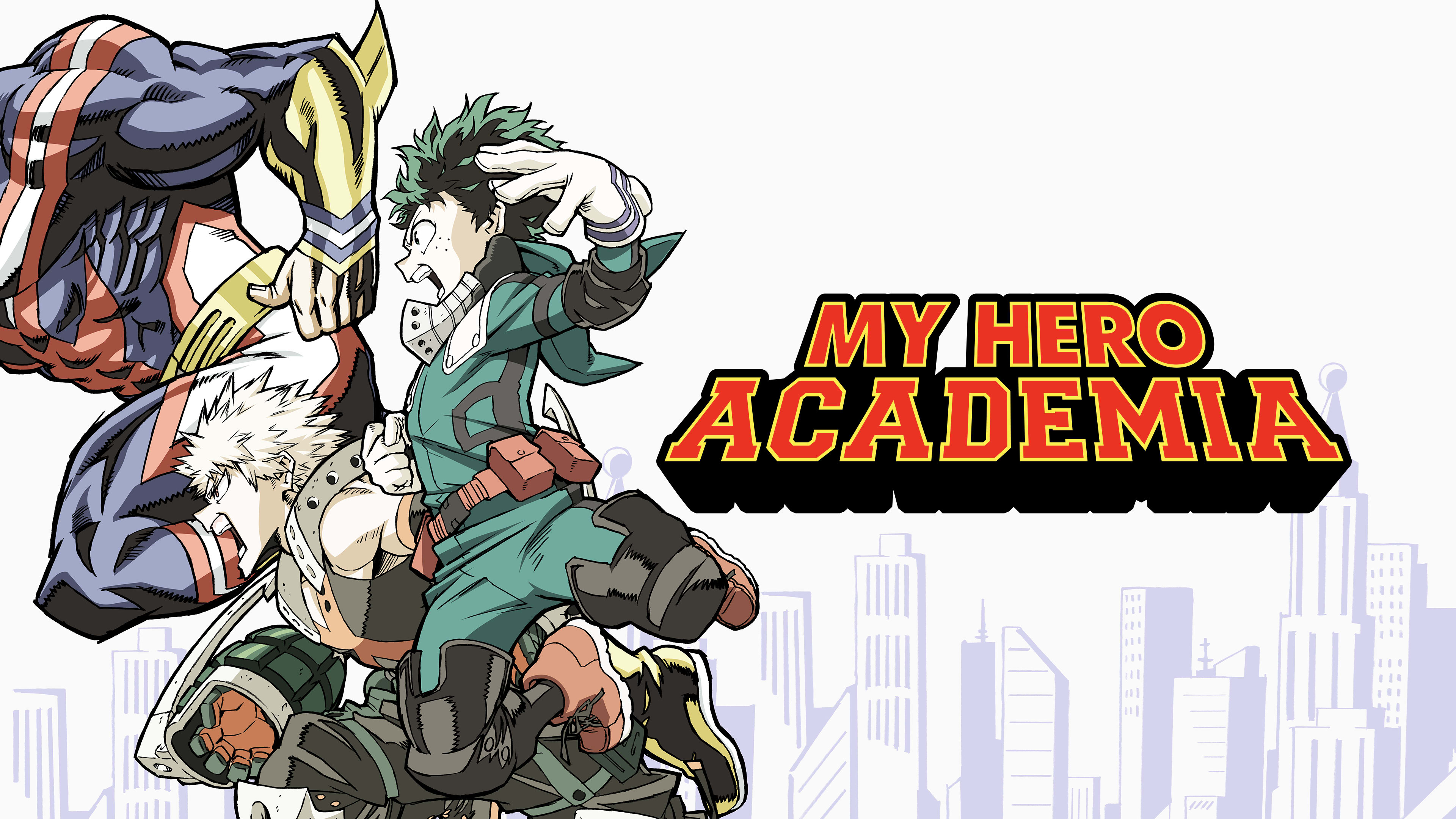 Izuku Midoriya and Katsuki Bakugo from the anime My Hero Academia Season 3