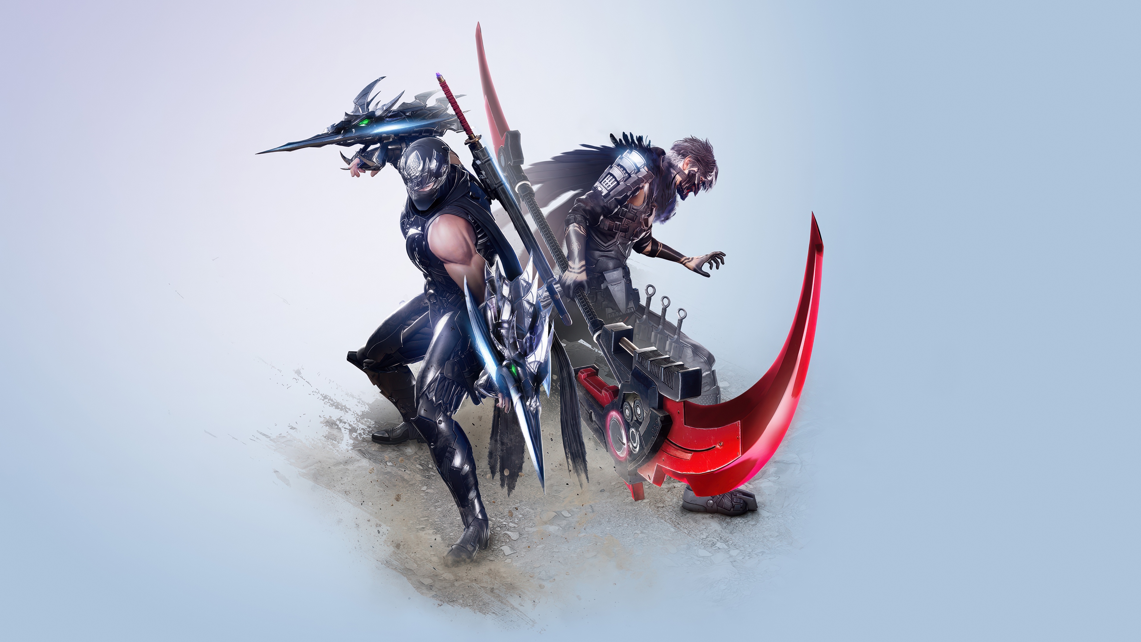 Detailed cinematic key art of Ryu Hayabusa from the Ninja Gaiden franchise.