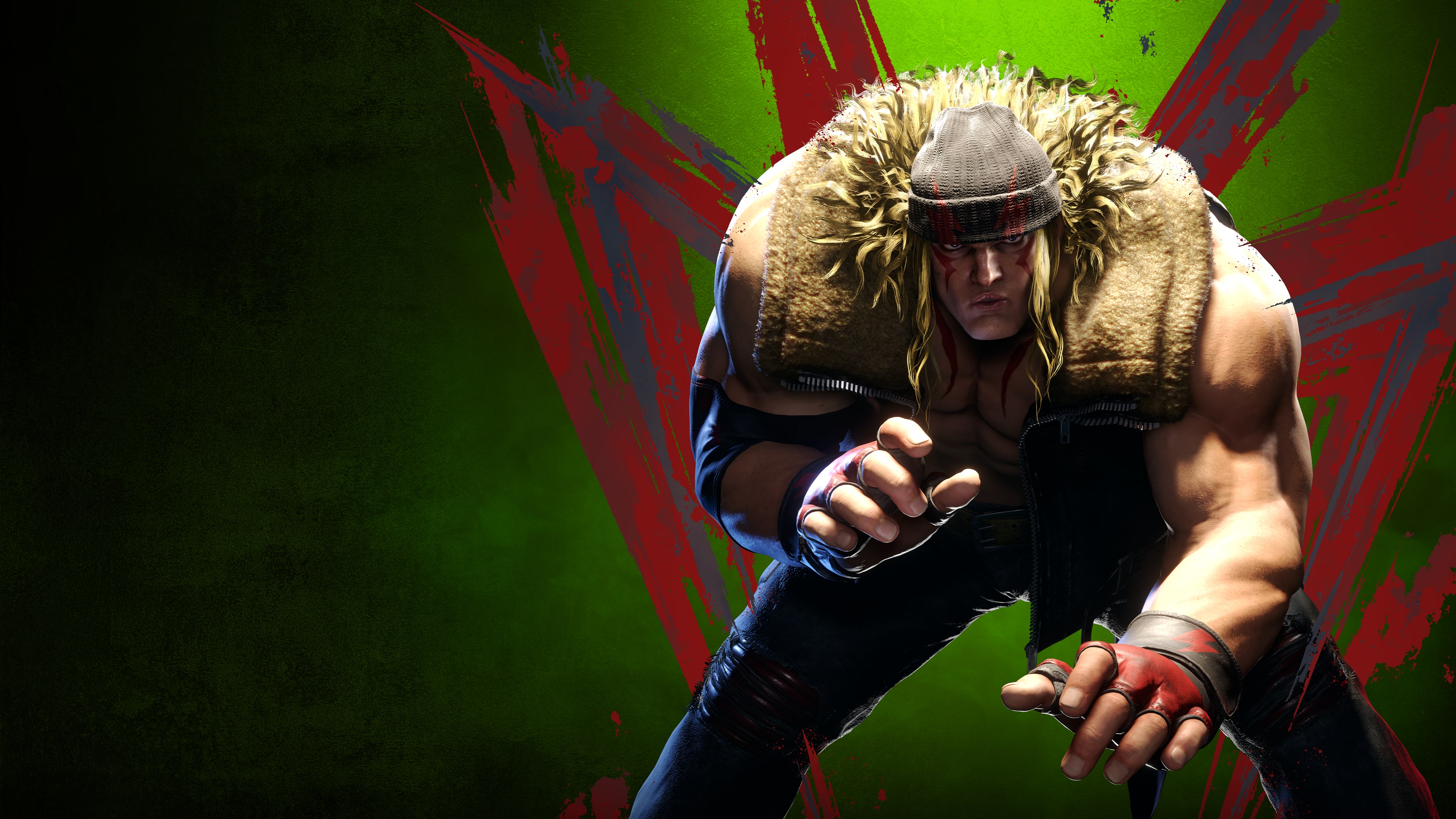 A cinematic, highly detailed render of Ryu from Street Fighter 6 showcasing martial arts intensity and realistic textures.