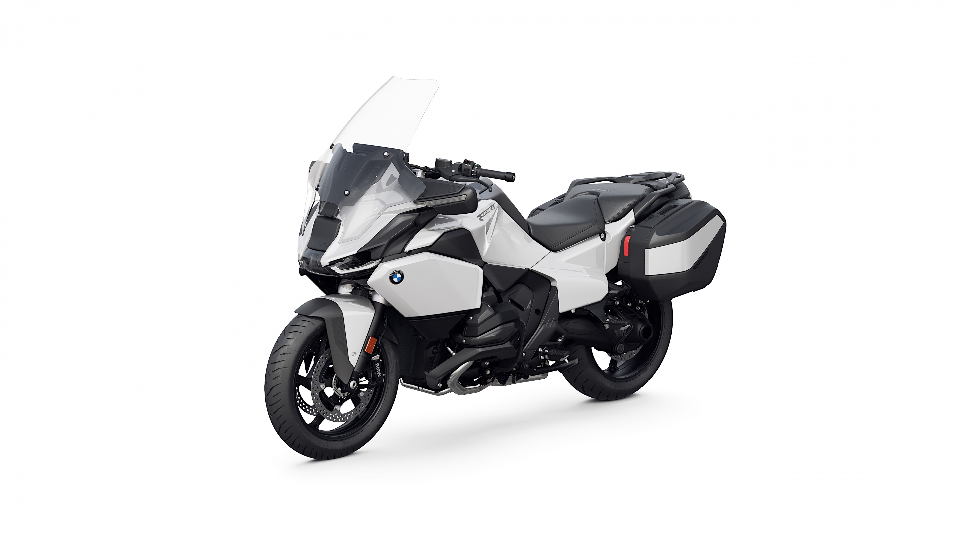 2025 BMW R 1300 RT touring motorcycle isolated on a white background