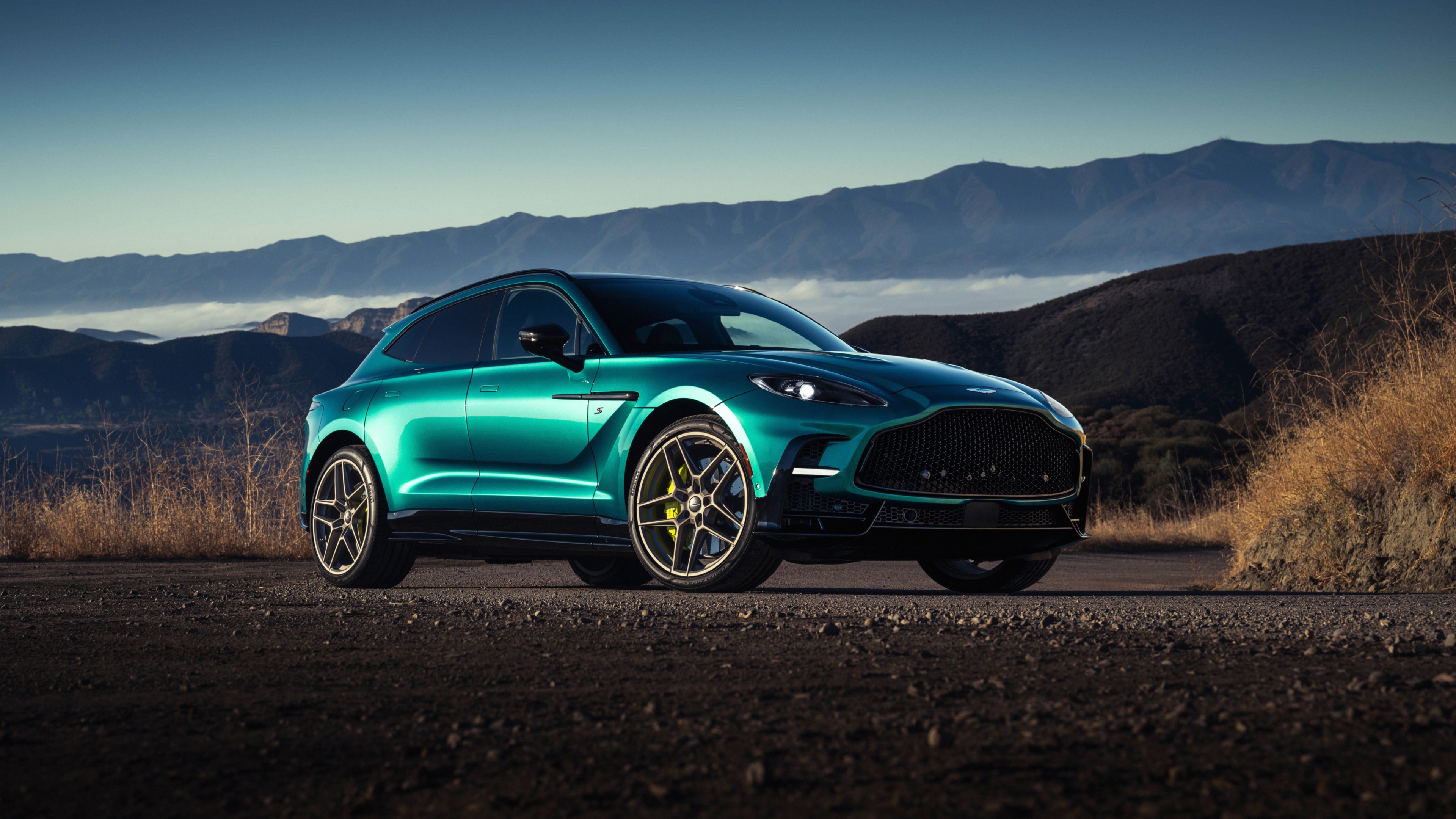 A high-resolution, detailed shot of the 2026 Aston Martin DBX S luxury SUV featuring a modern and aerodynamic design.