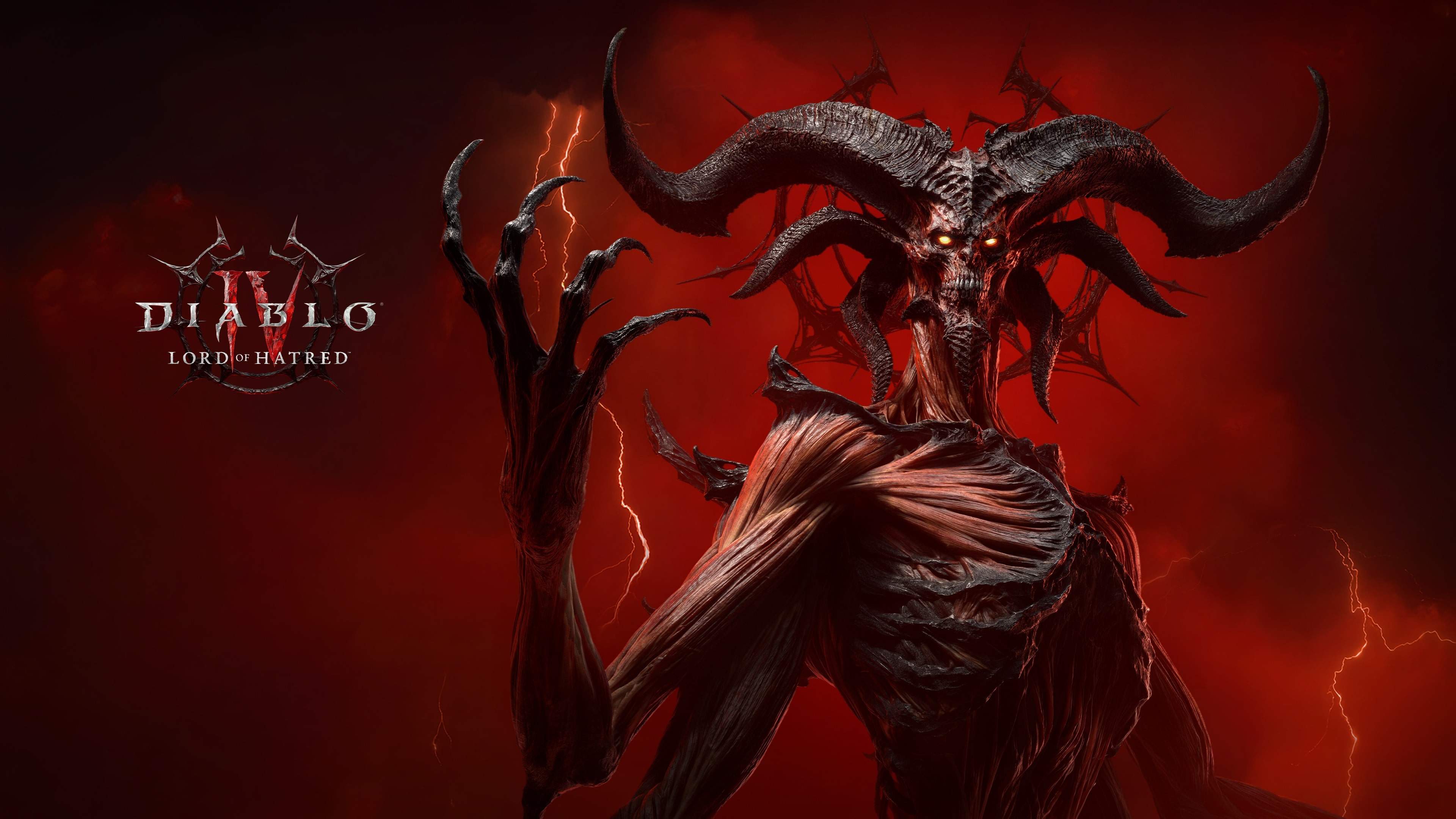 Cinematic character key art for 2026 games against a bold red background.