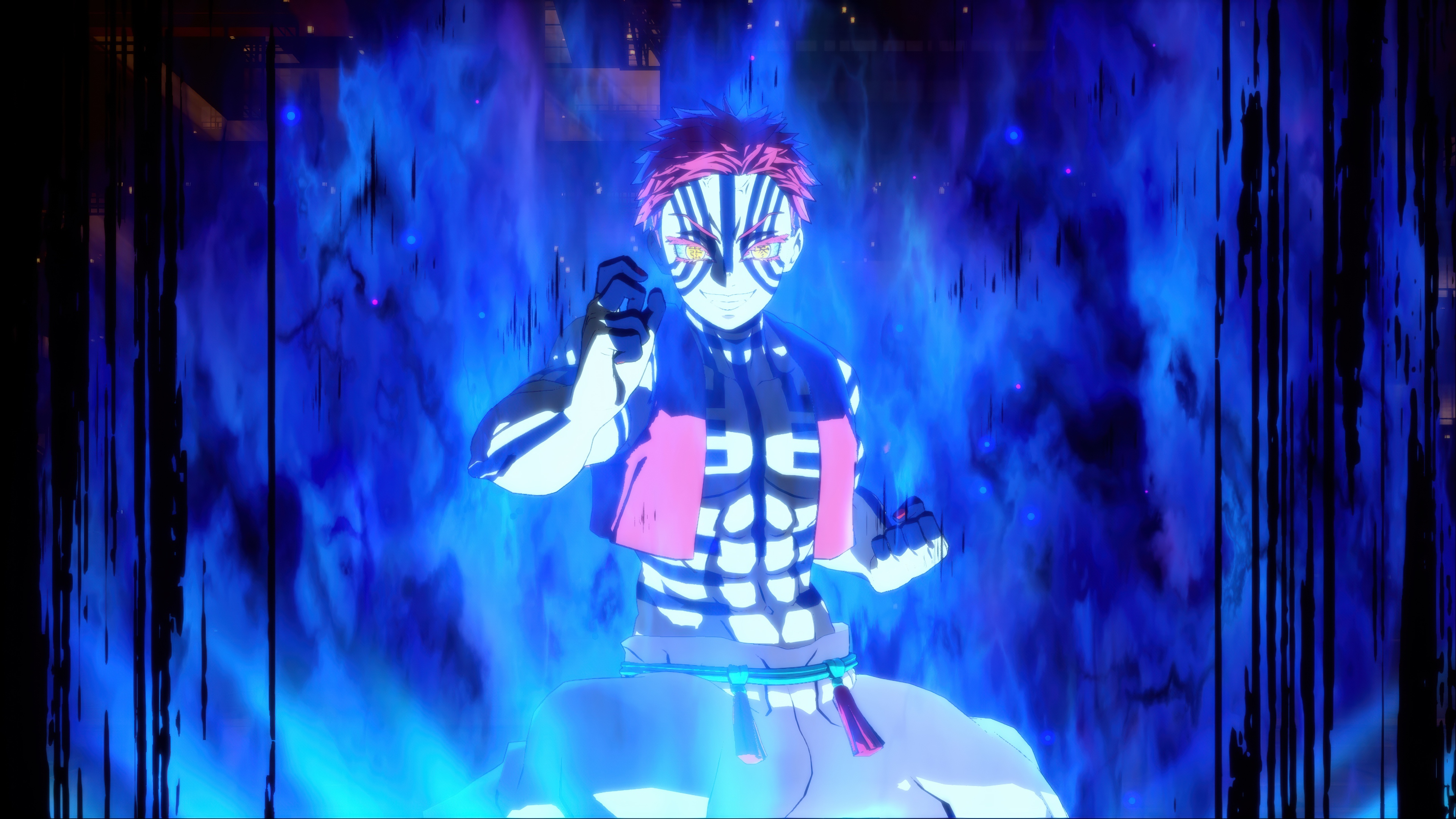Akaza from Demon Slayer: Kimetsu No Yaiba in the Infinity Castle
