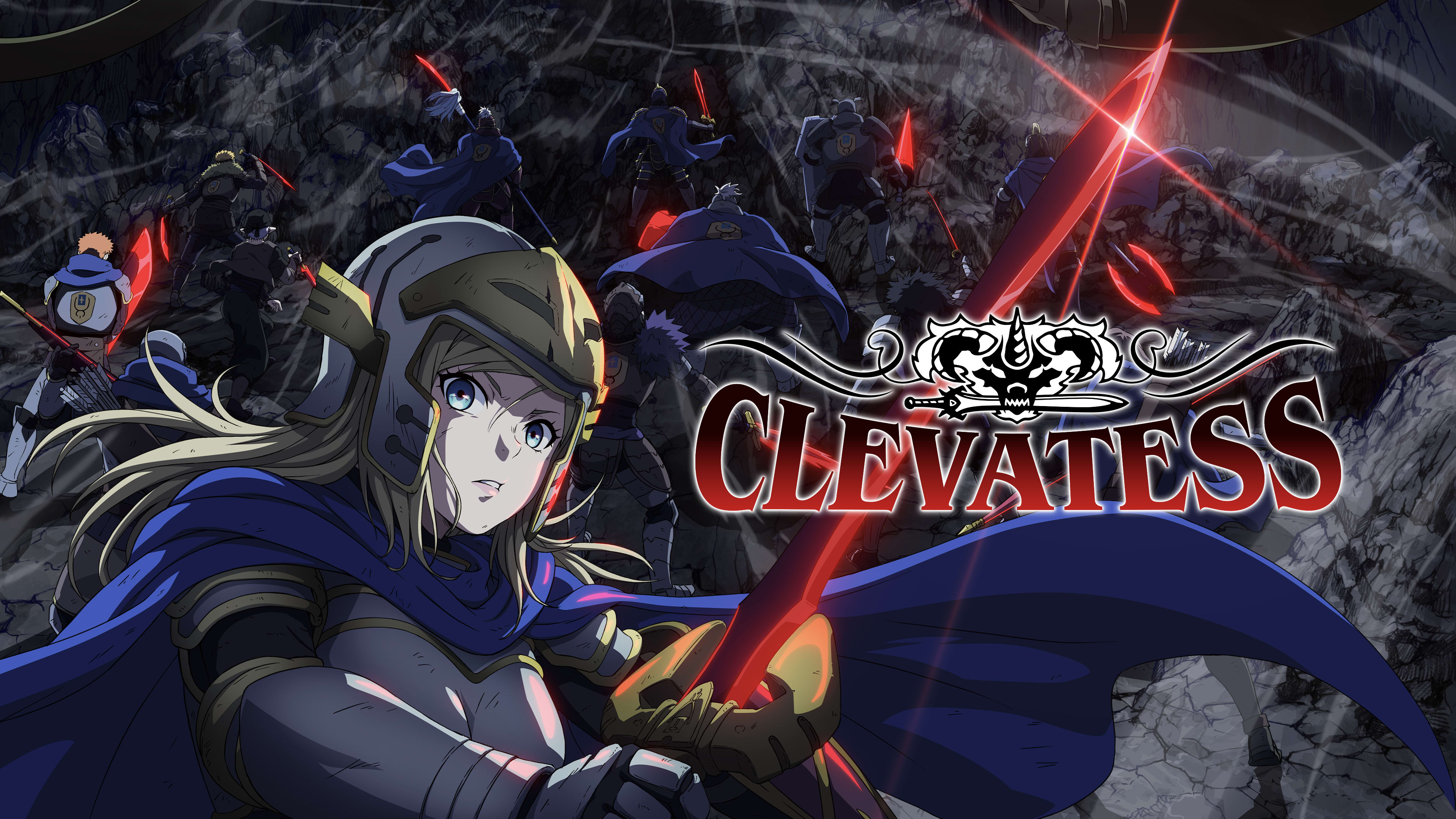 A powerful female warrior in mid-action during an intense anime-style battle scene.