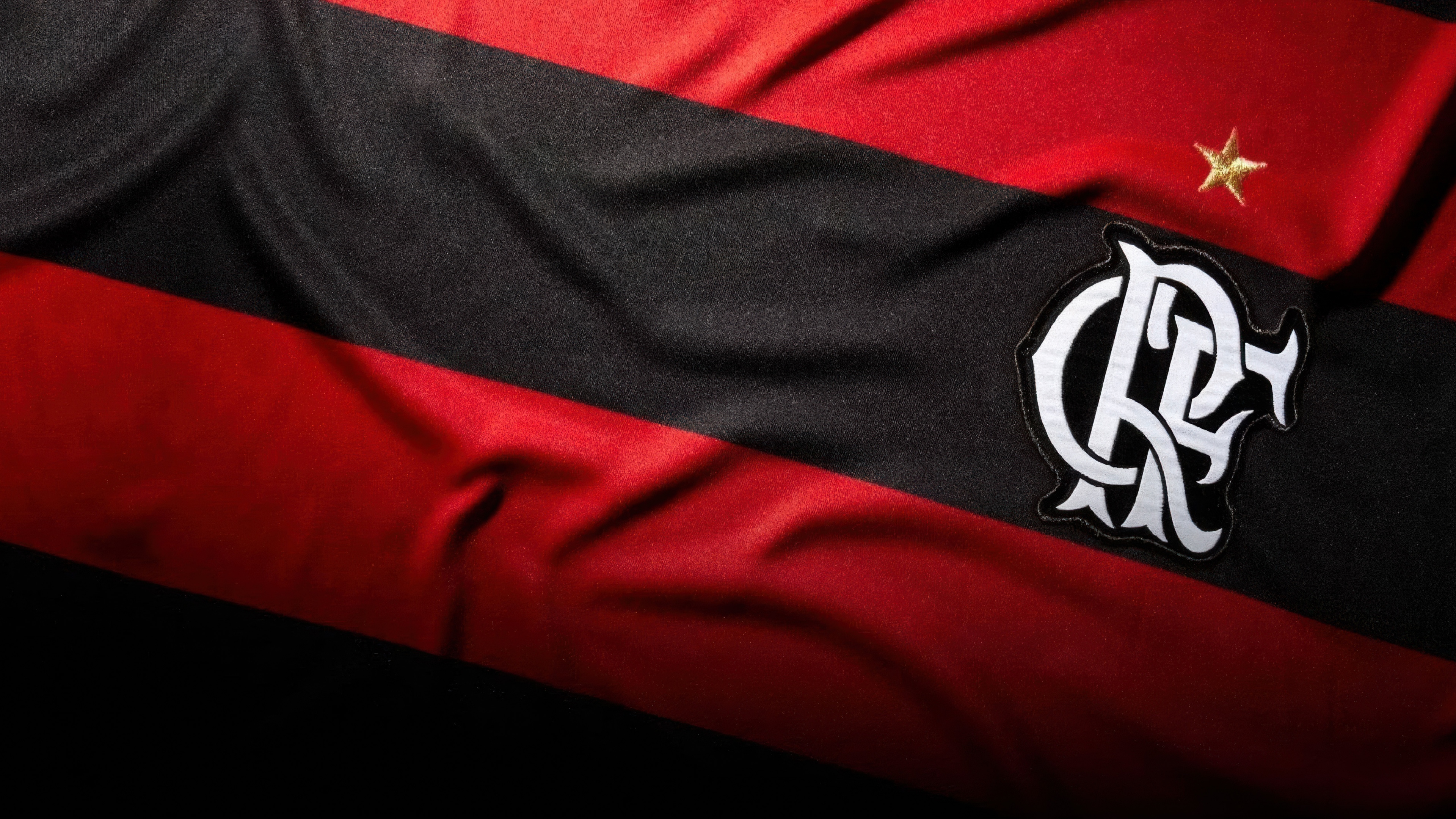 The official crest of CR Flamengo featuring its iconic red and black colors and club emblem.