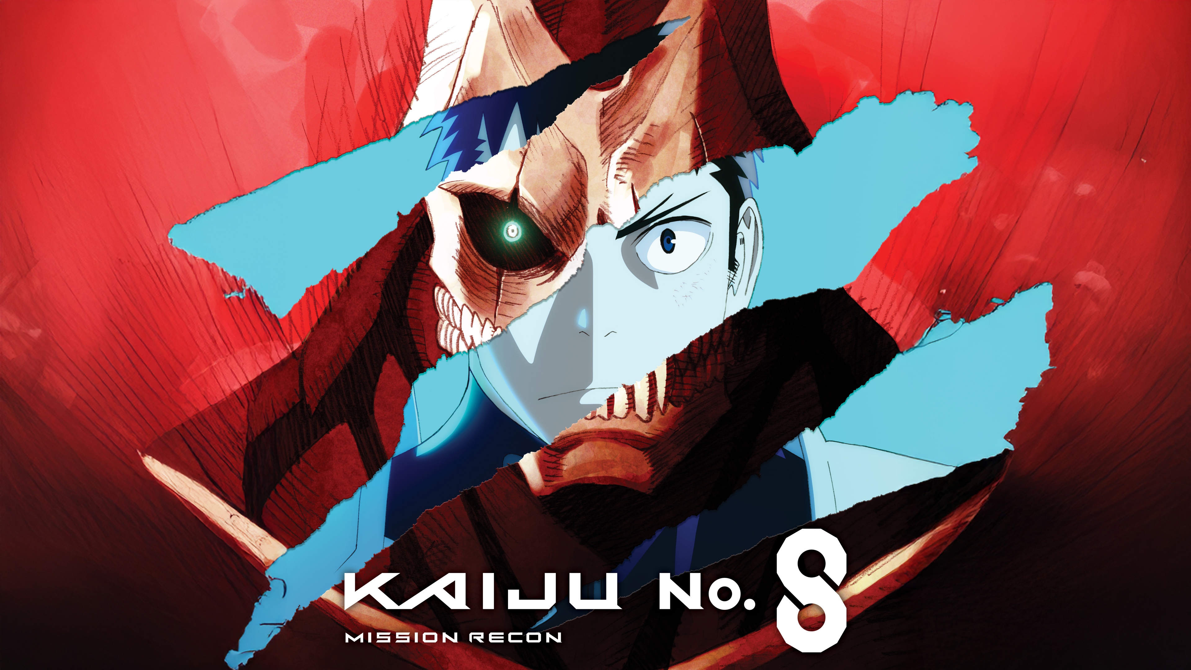 A high-resolution cinematic anime portrait of Kafka Hibino from Kaiju No. 8.