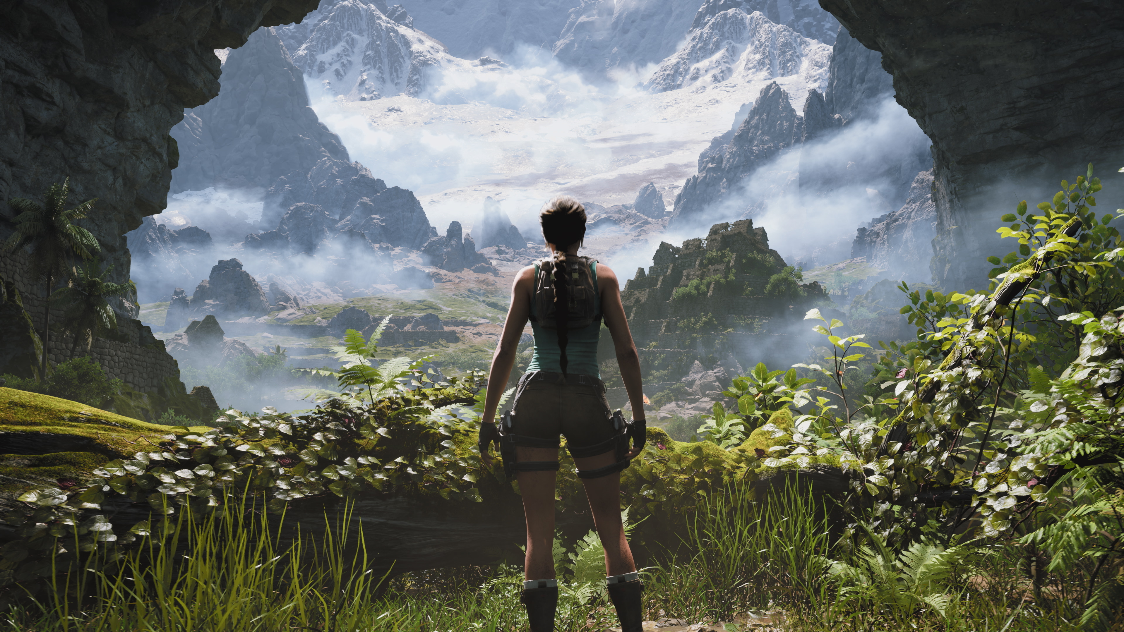 Cinematic game art of Lara Croft from the Tomb Raider: Legacy of Atlantis series.