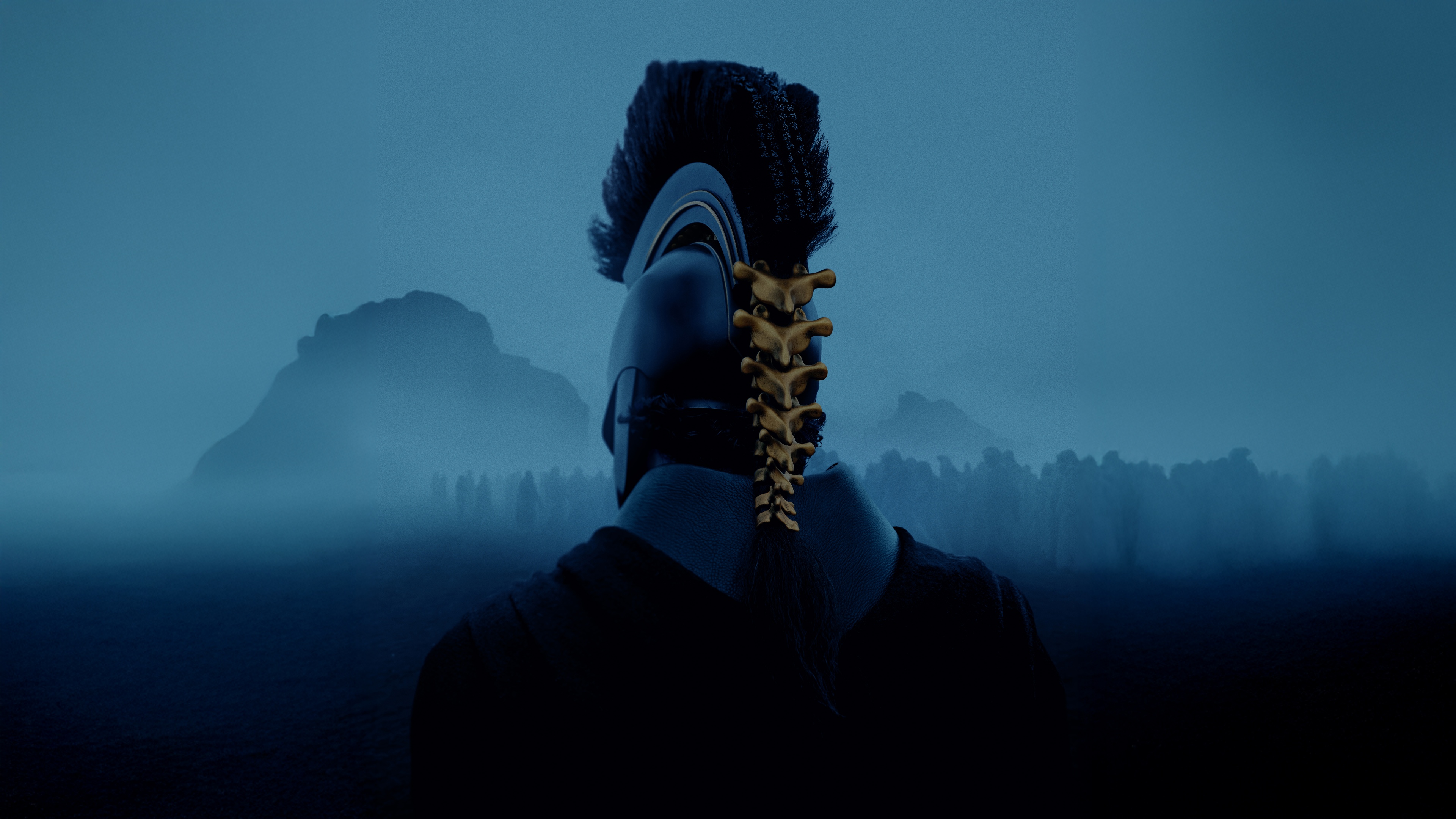 A cinematic, high-definition portrait of the Greek hero Odysseus from the 2026 movie concept of The Odyssey.