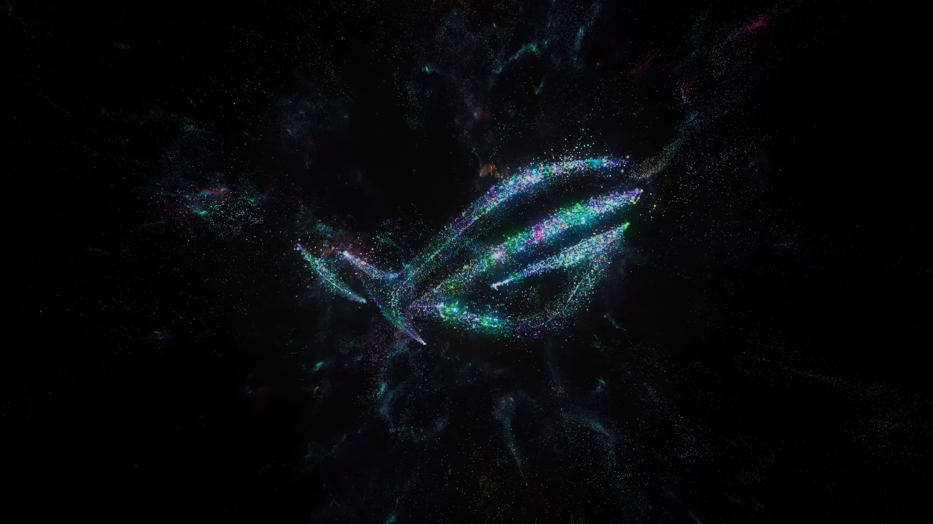 ASUS ROG Phone 9 featuring a dark cosmic background with the ROG logo and celestial elements.