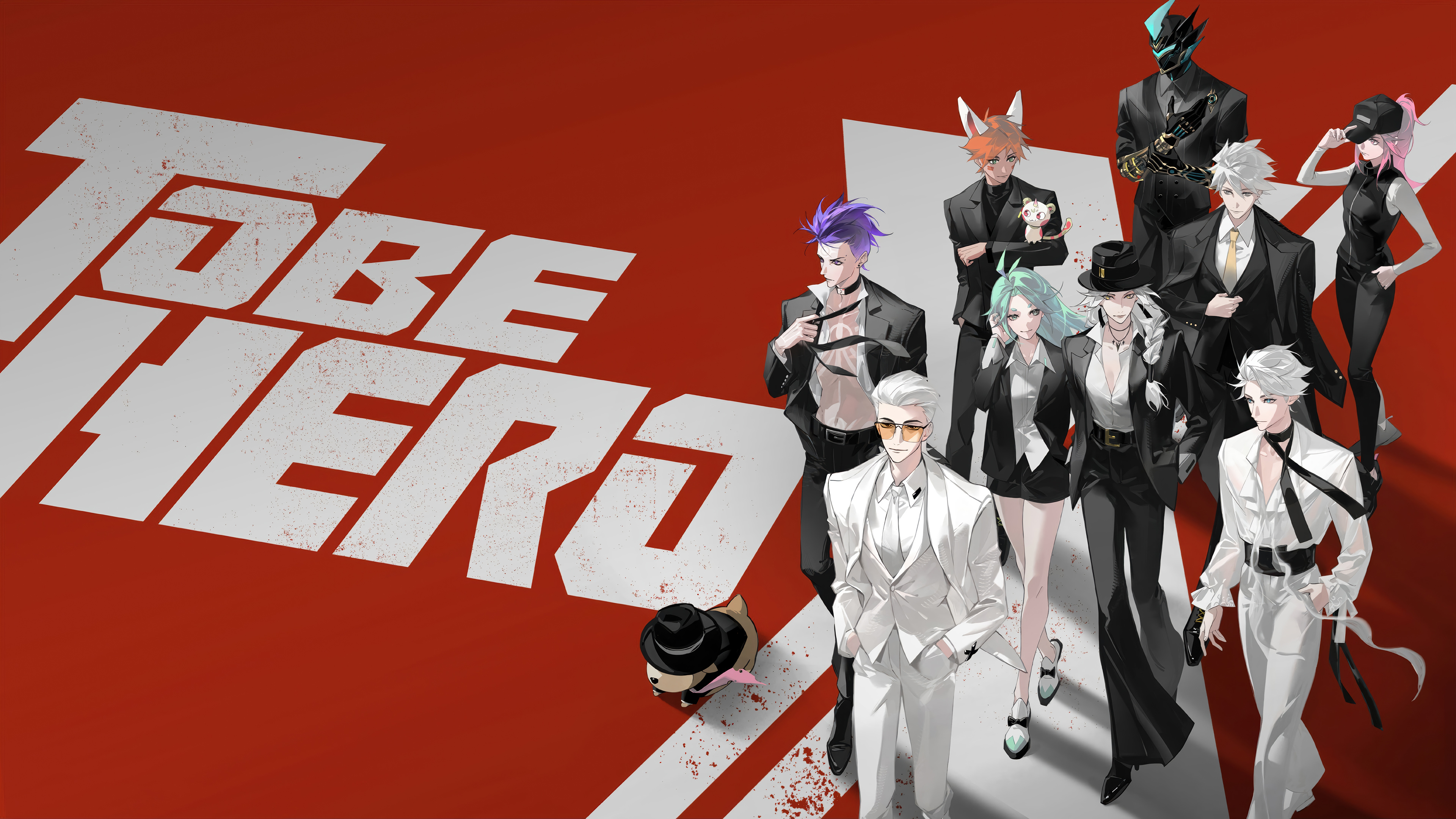 A vibrant and dynamic anime poster for To Be Hero X featuring a heroic character in an action-oriented pose with dramatic lighting.