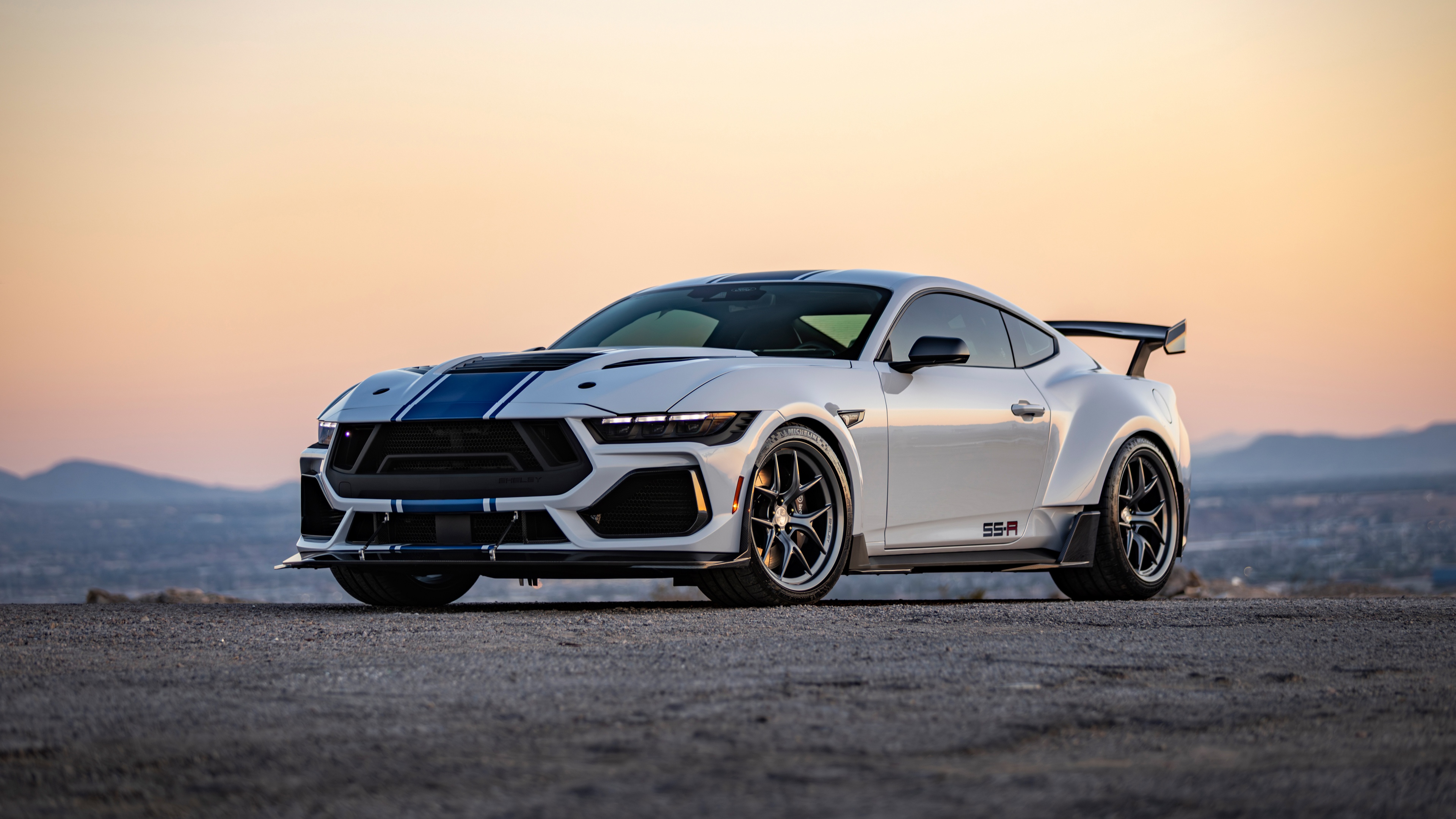 High-resolution close-up of the 2026 Ford Mustang Dark Horse.