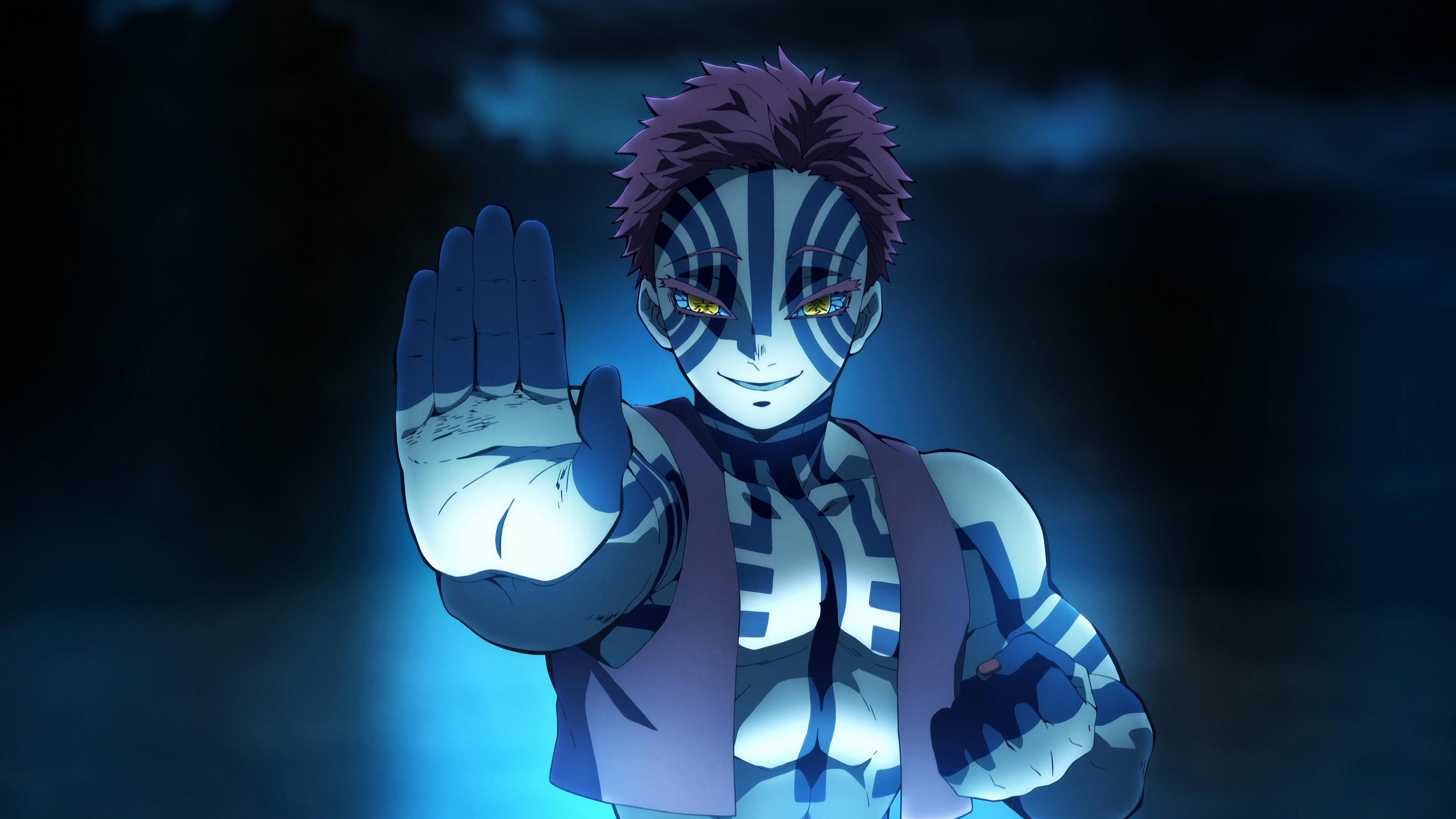 Akaza from Demon Slayer: Kimetsu No Yaiba in the Infinity Castle