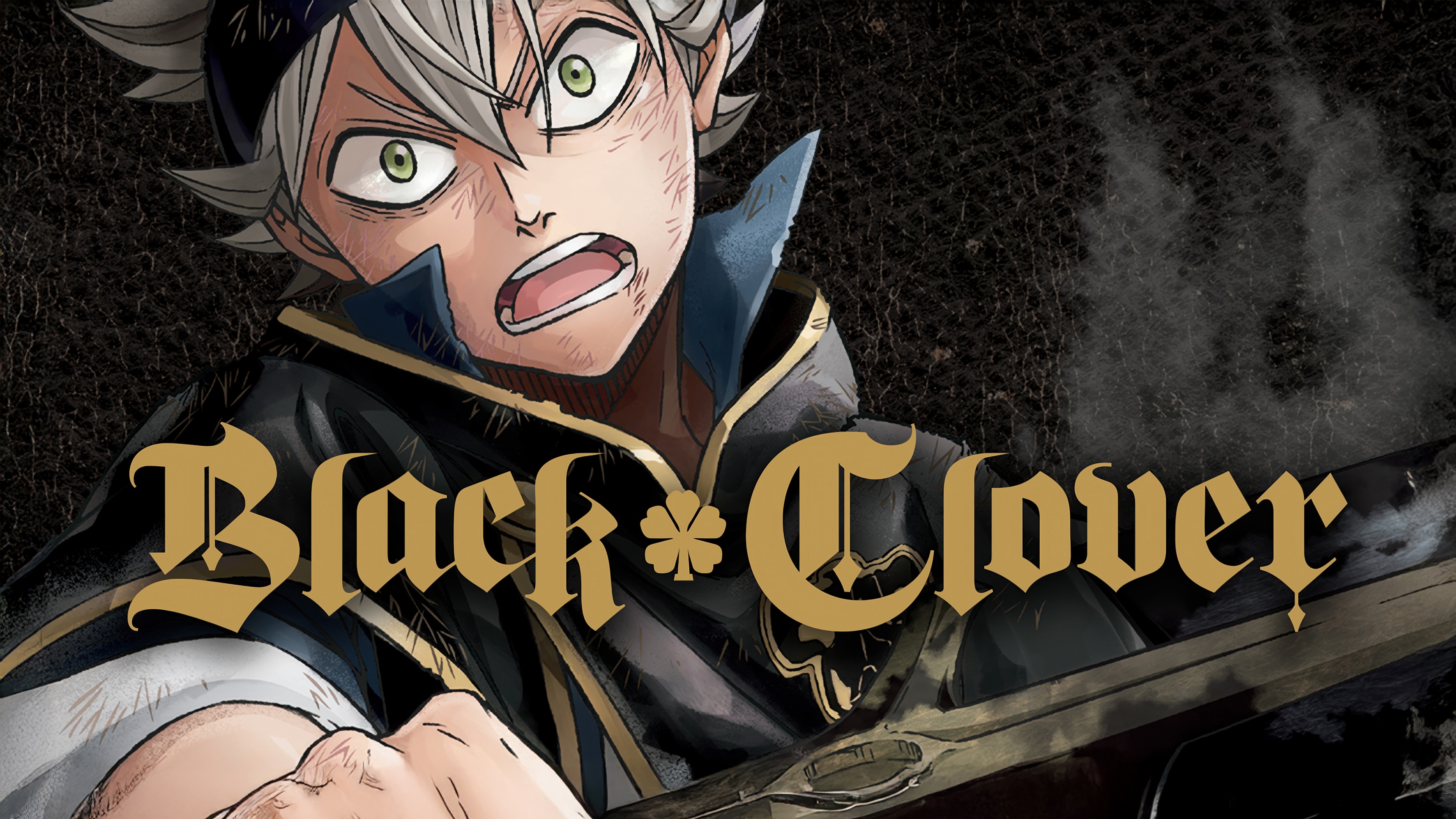 A high-resolution close-up portrait of Asta from the anime series Black Clover.