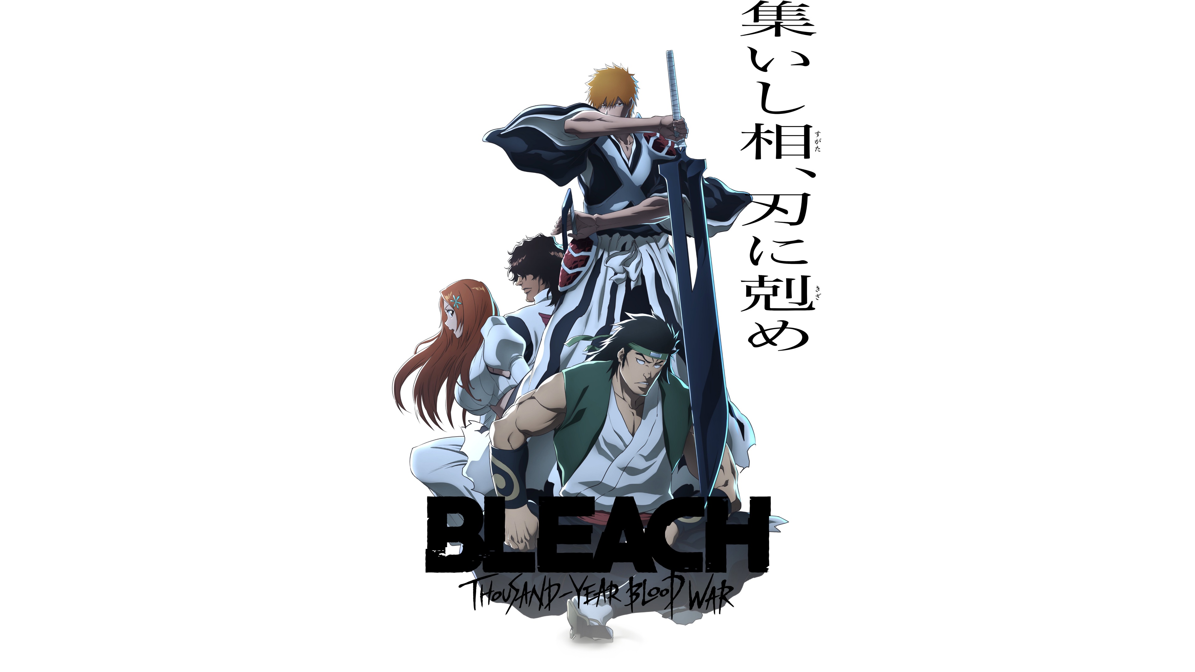 Ichigo Kurosaki from the anime series Bleach: Thousand-Year Blood War on a white background