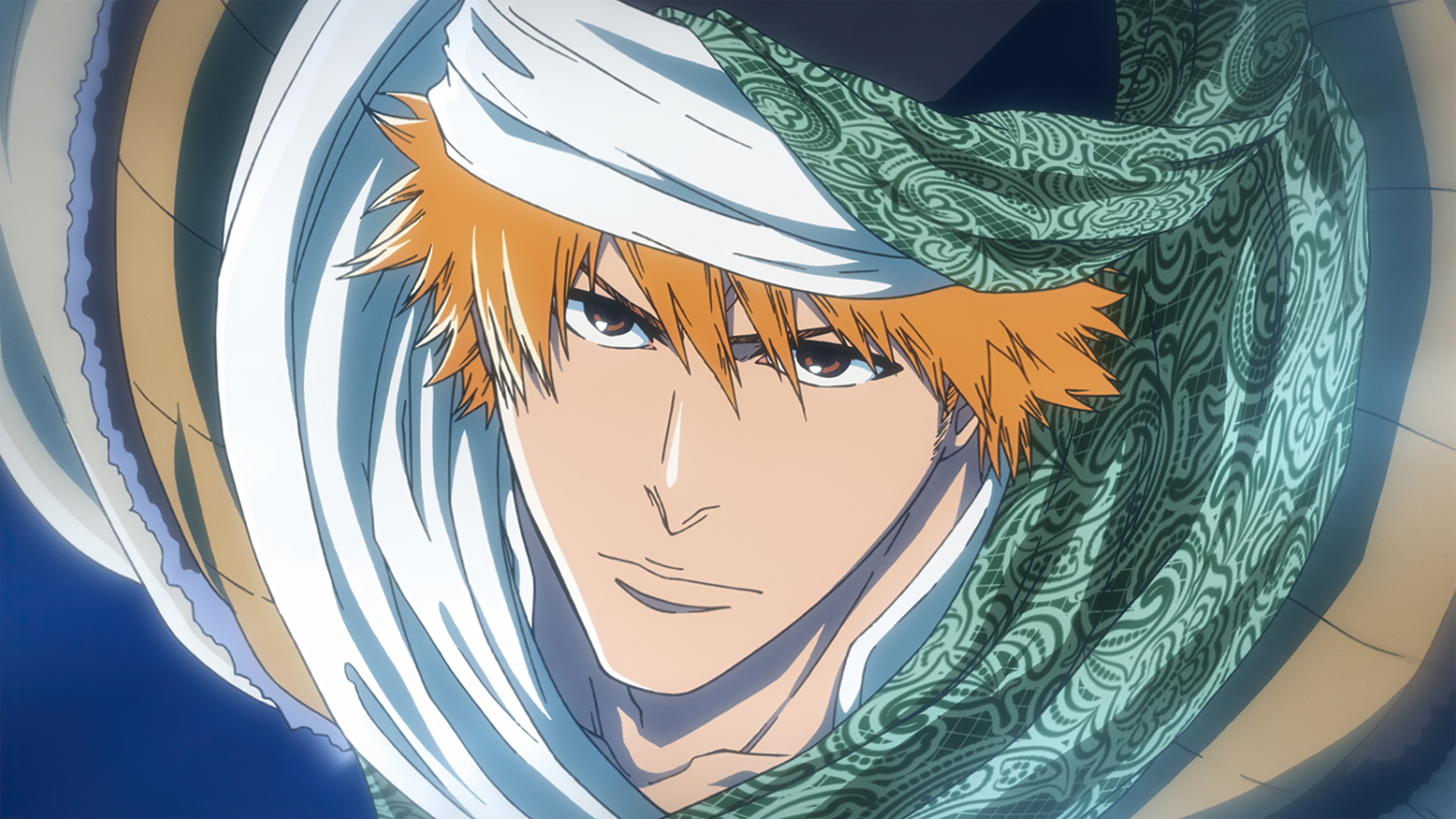A detailed portrait of Ichigo Kurosaki from the anime Bleach: Thousand-Year Blood War.