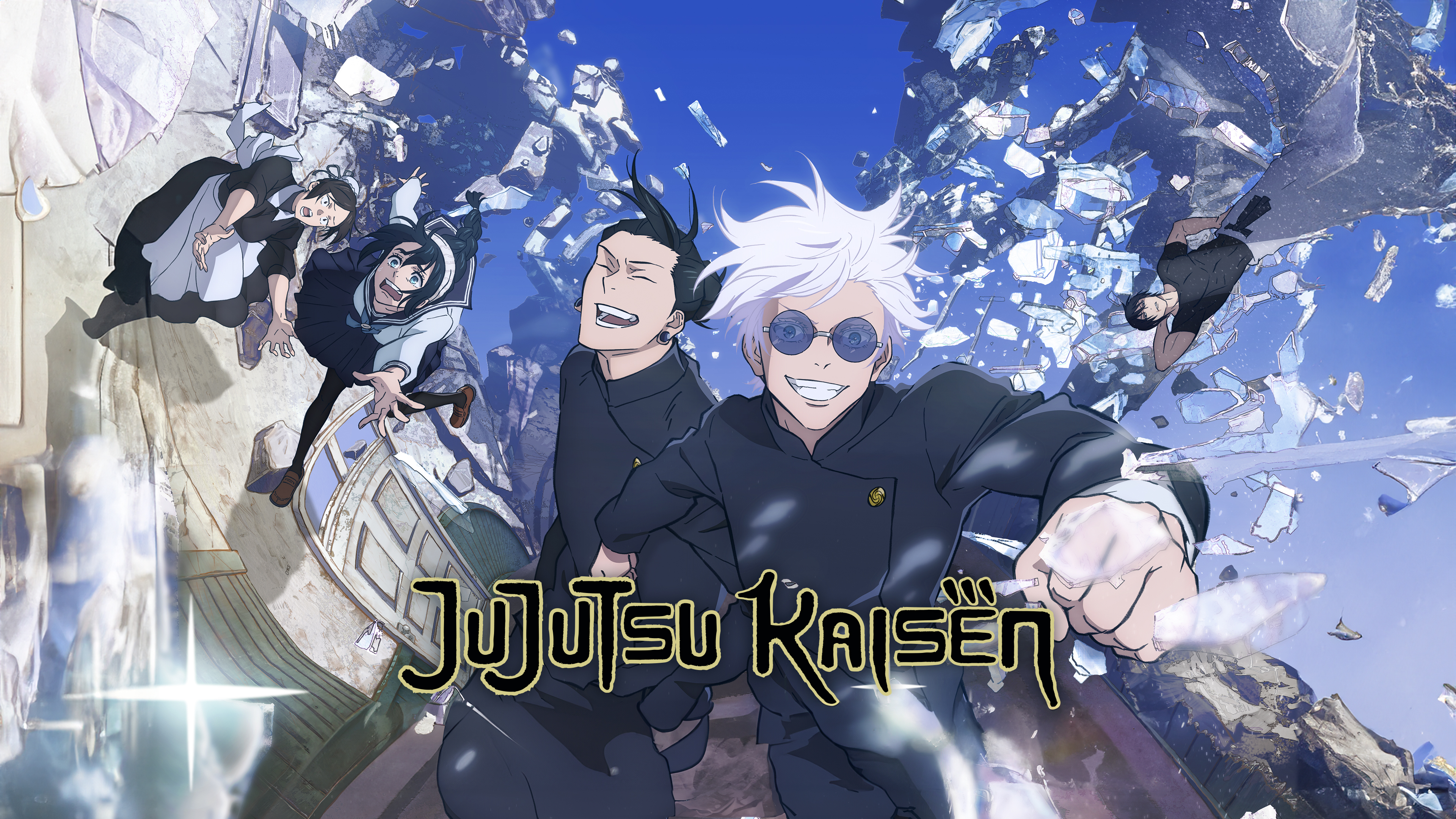 Satoru Gojo and Suguru Geto from the anime Jujutsu Kaisen