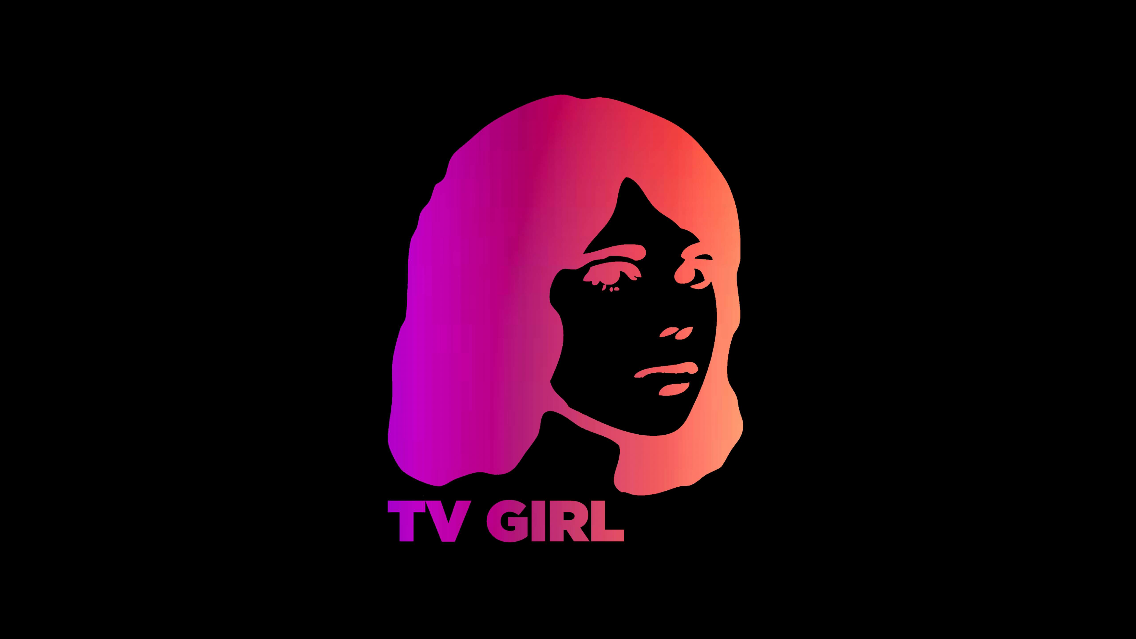 A minimalist cyberpunk character silhouette on a black background.
