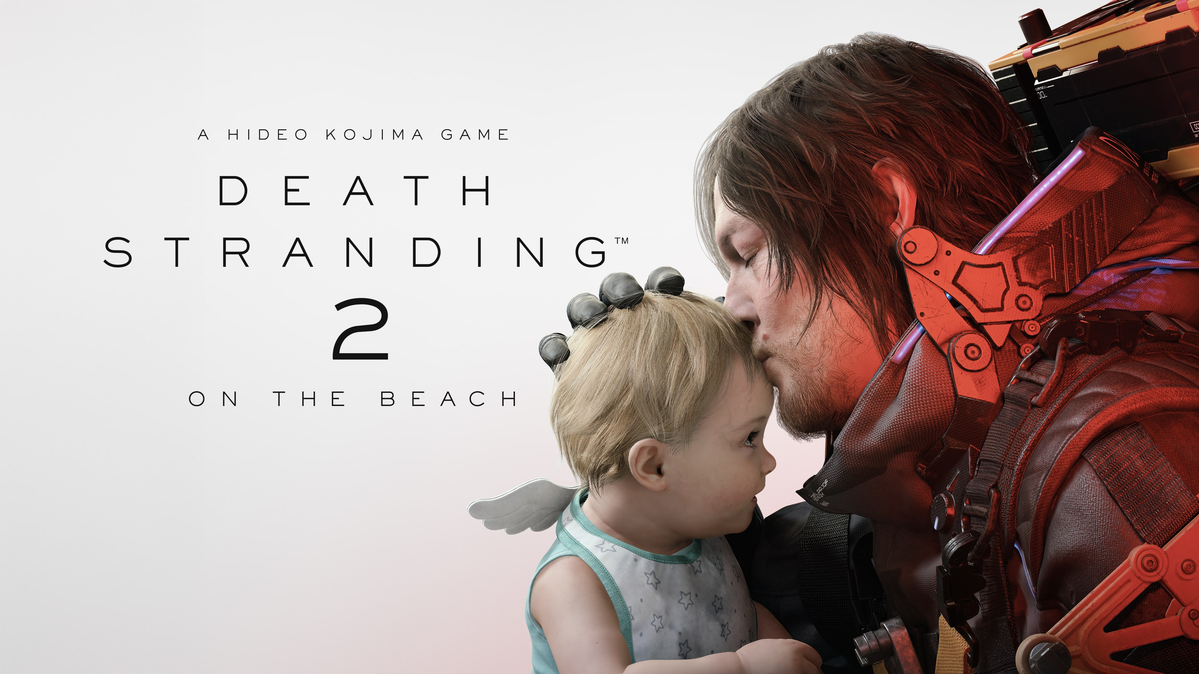A cinematic close-up of Sam Porter Bridges, played by Norman Reedus, from the game Death Stranding 2: On the Beach.