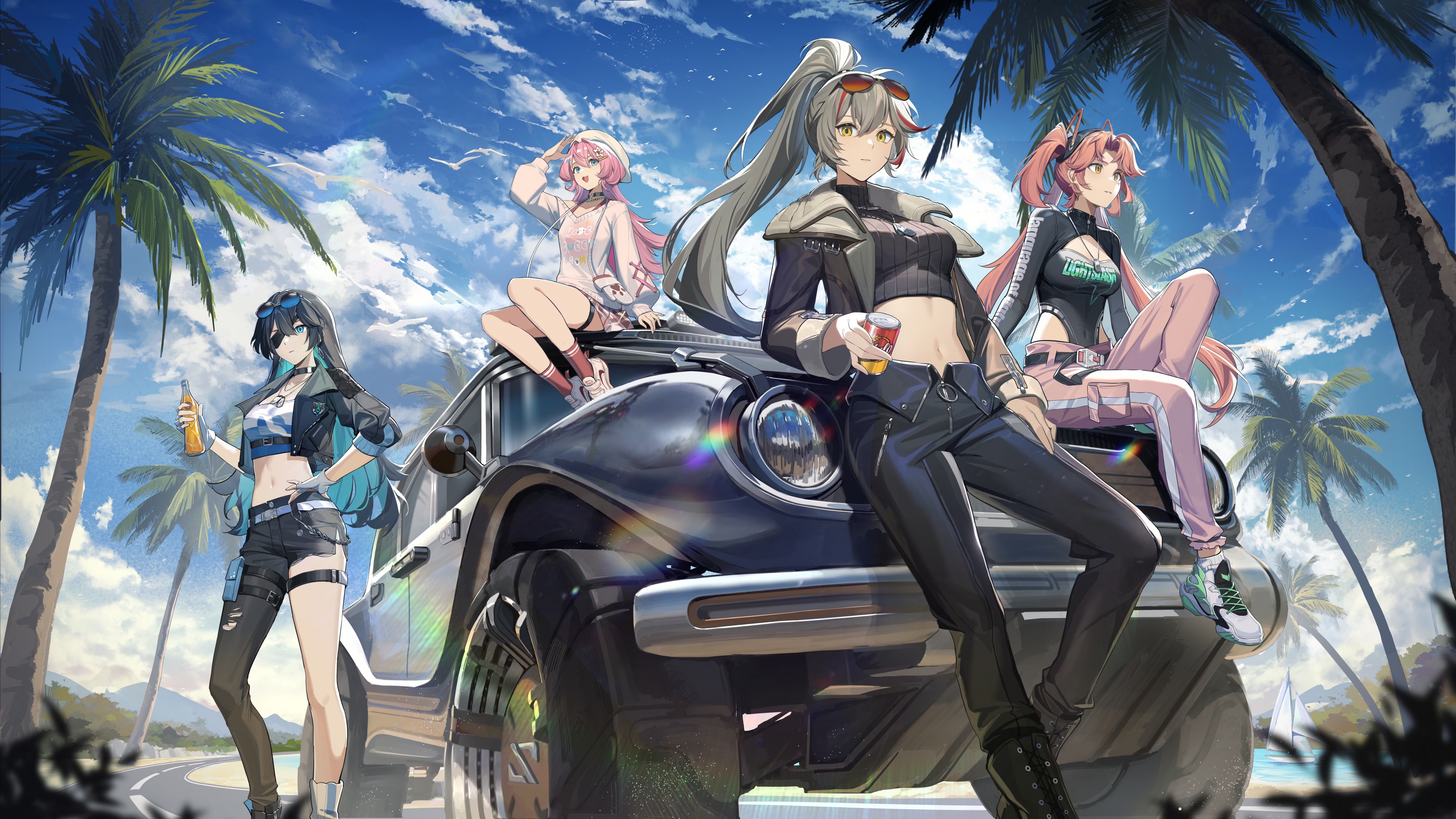 A group of tactical heroes from the game Fate Trigger: The Novita prepared for combat.