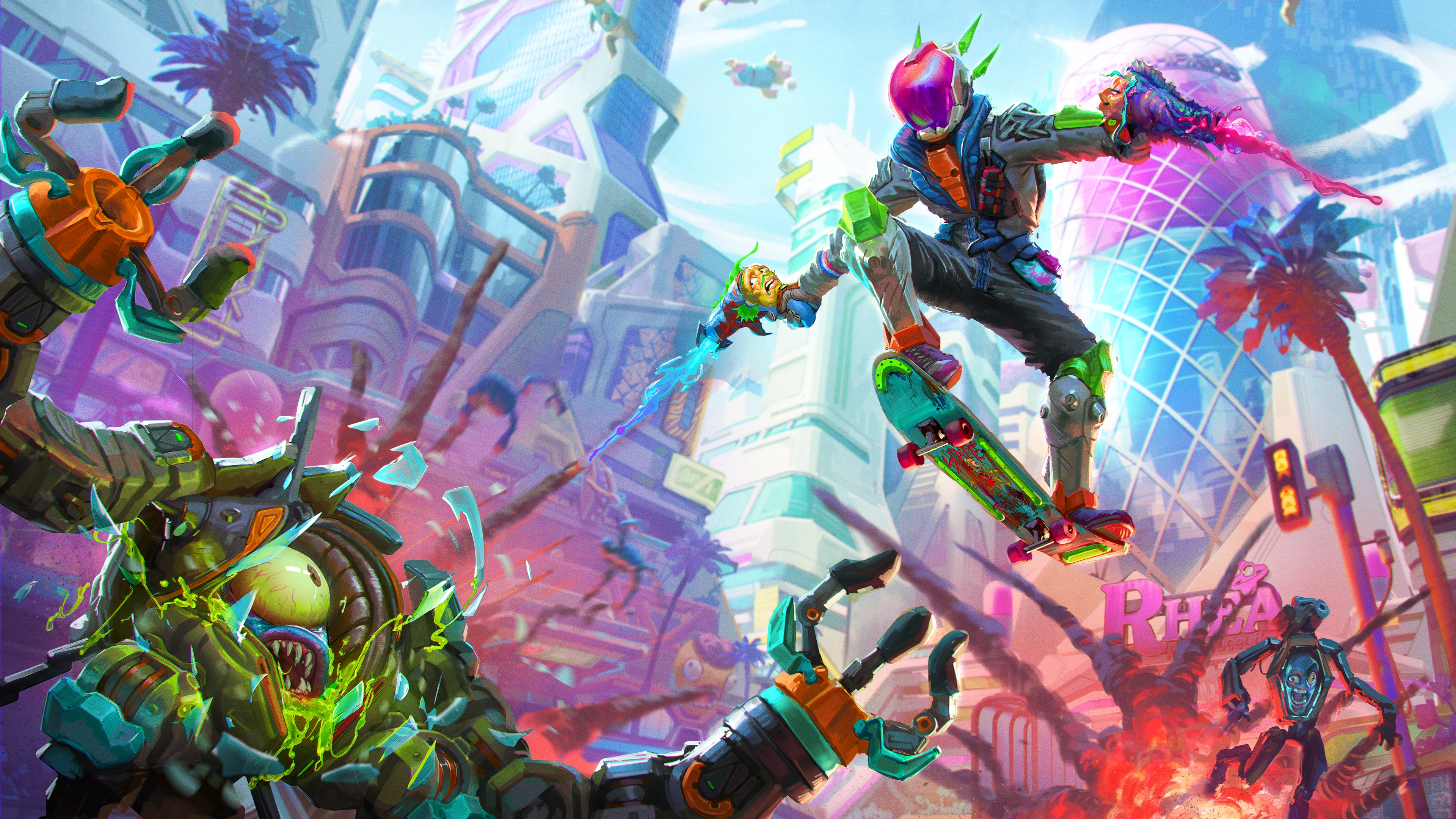 A highly detailed cybernetic warrior wearing advanced armor, set against a futuristic glowing green Xbox gaming interface for 2026.