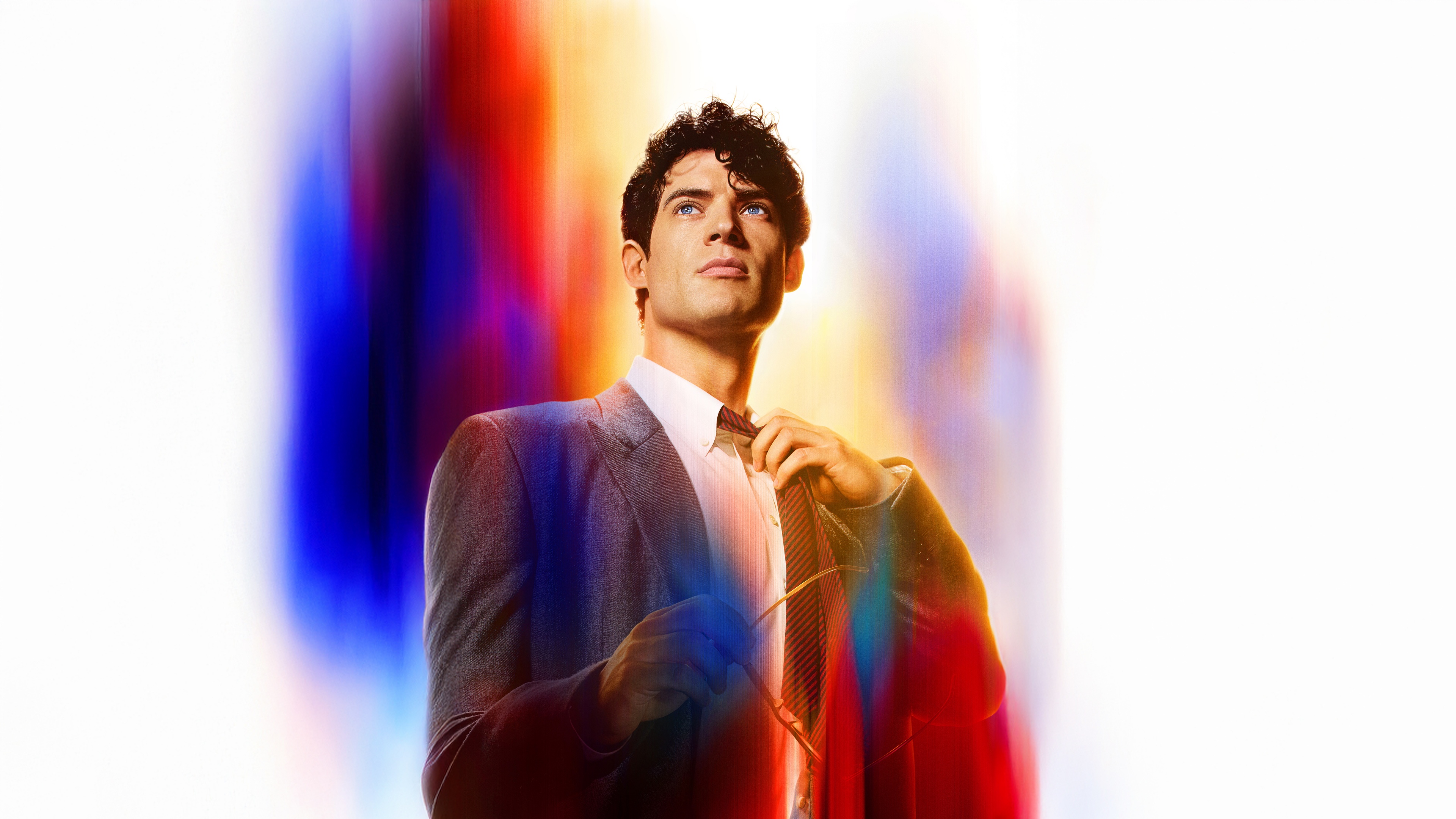 Cinematic portrait of David Corenswet as Superman (Clark Kent) from DC Comics