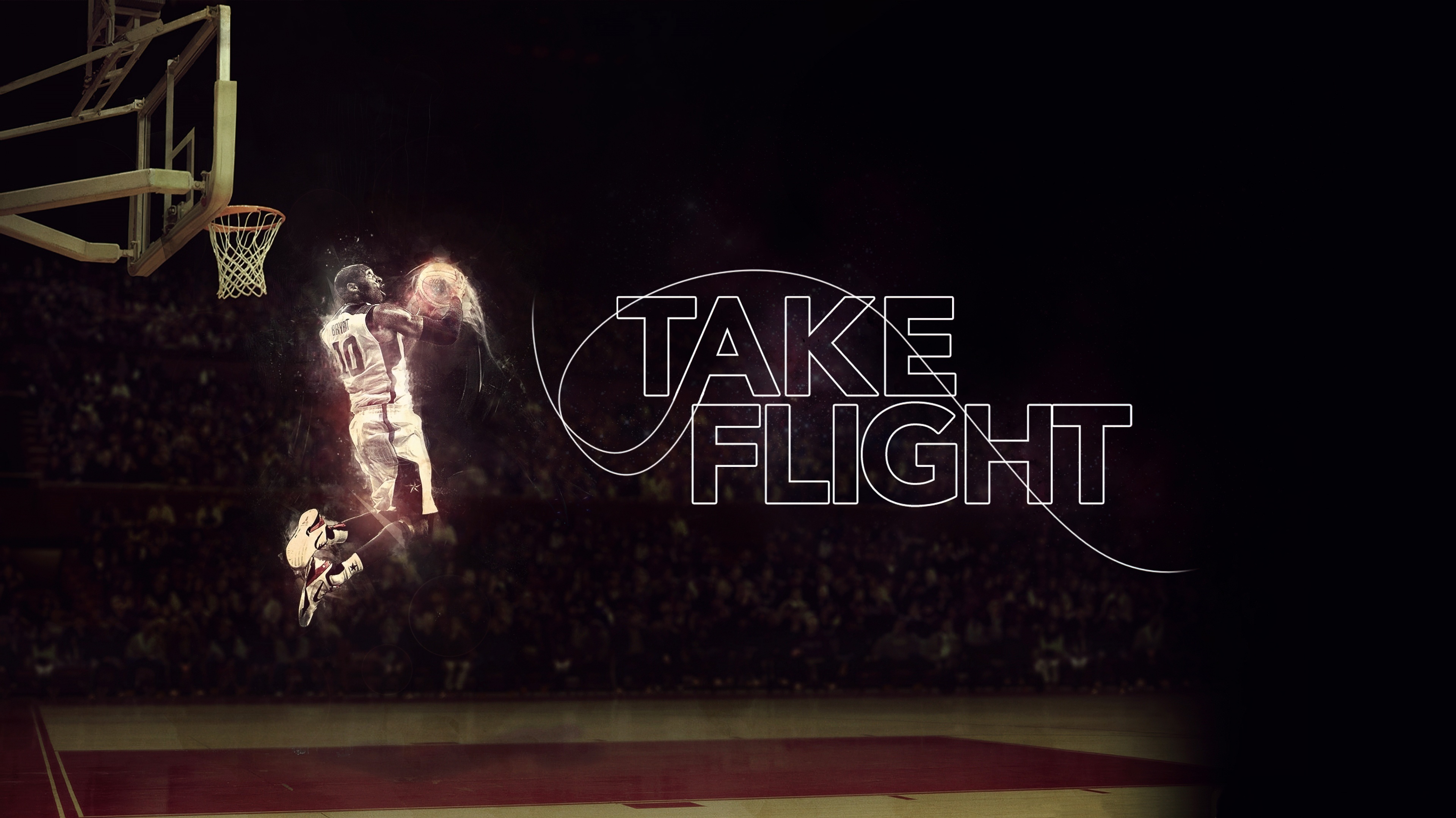 A high-resolution, inspiring portrait of basketball legend Kobe Bryant set against a dark, atmospheric background.