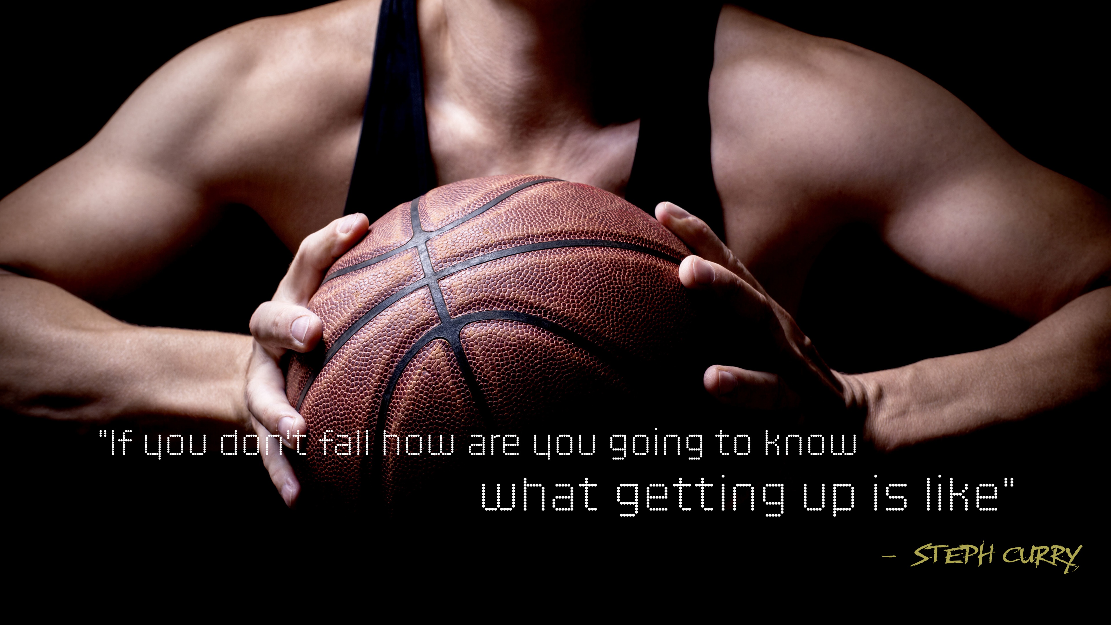 A high-resolution, cinematic close-up portrait of NBA basketball player Stephen Curry against a dark, atmospheric background.