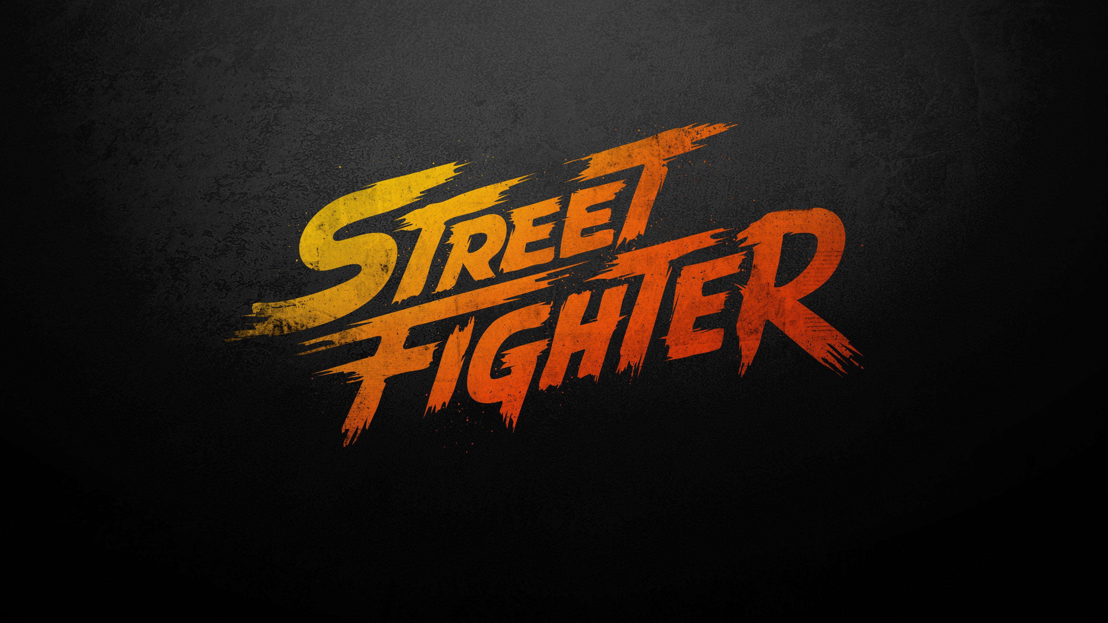 Cinematic Street Fighter 2026 movie logo featuring bold typography on a dark, high-definition background.