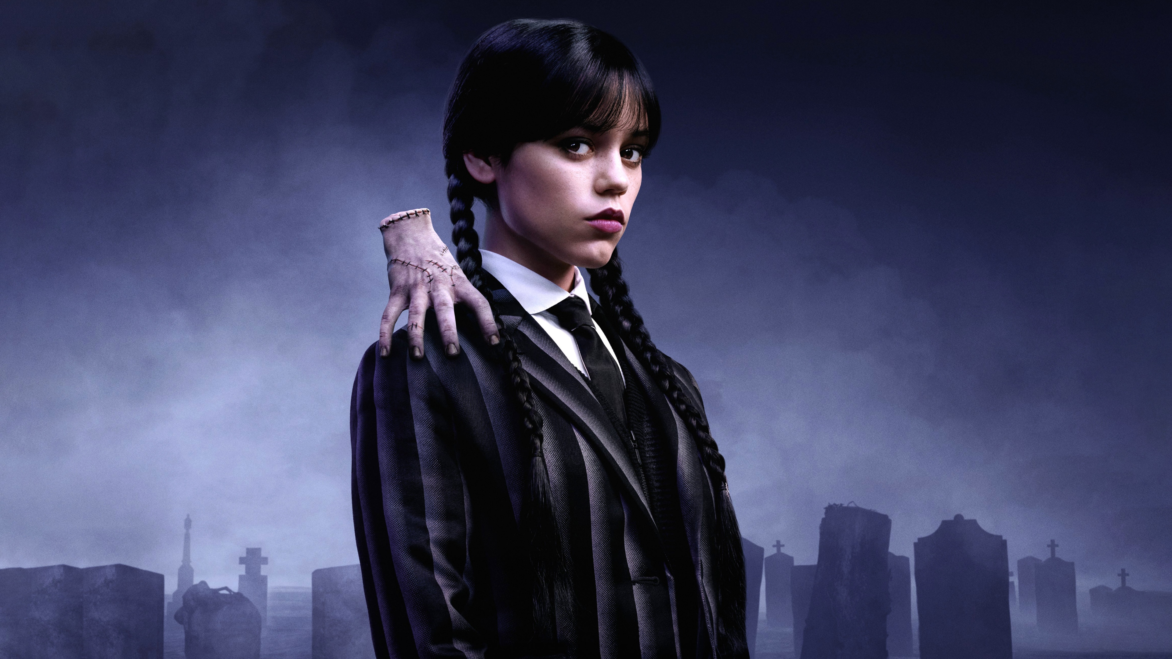 Jenna Ortega as Wednesday Addams from the Netflix series Wednesday