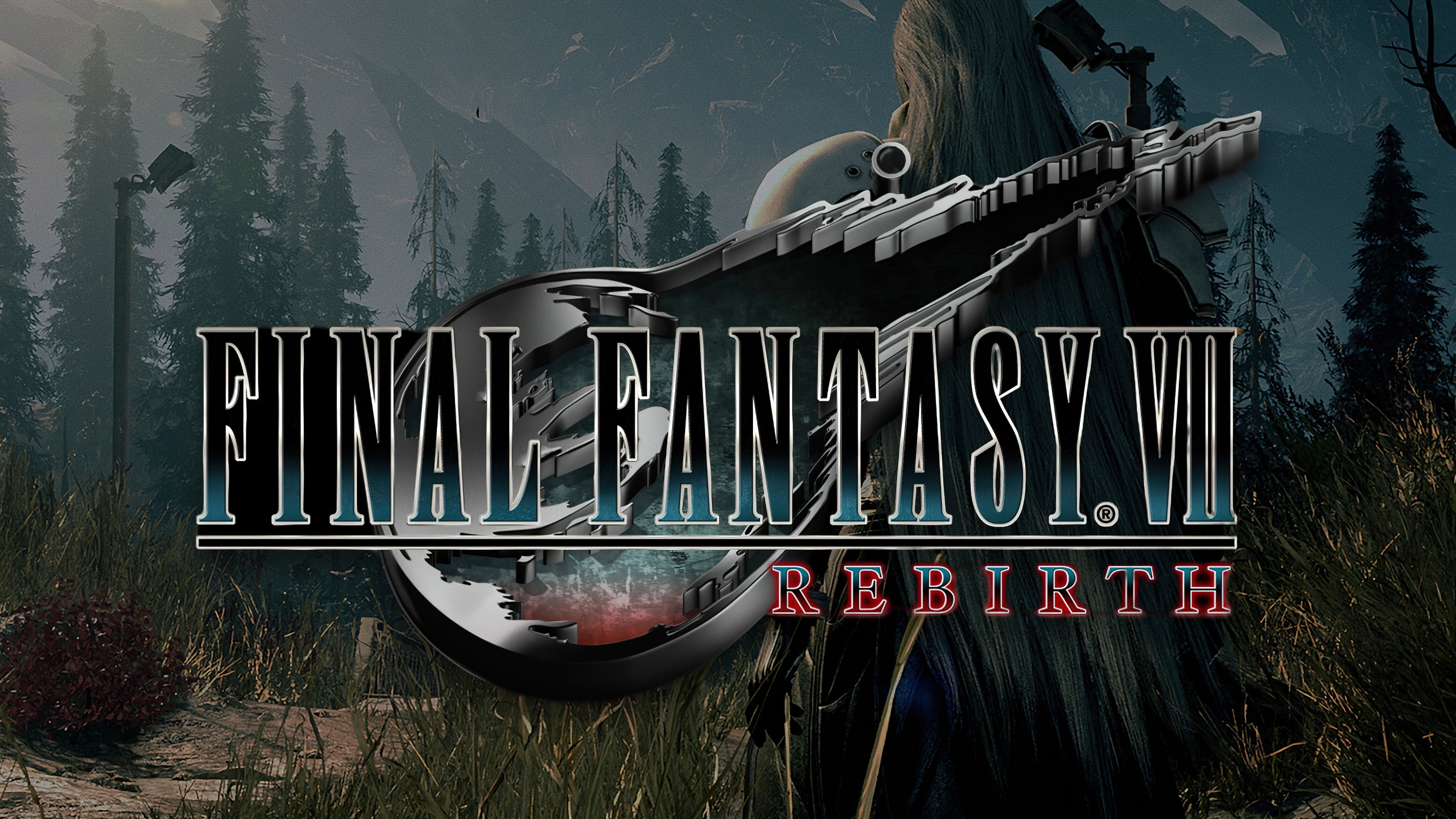 Cloud Strife from Final Fantasy VII Rebirth in stunning 5K high-definition detail.
