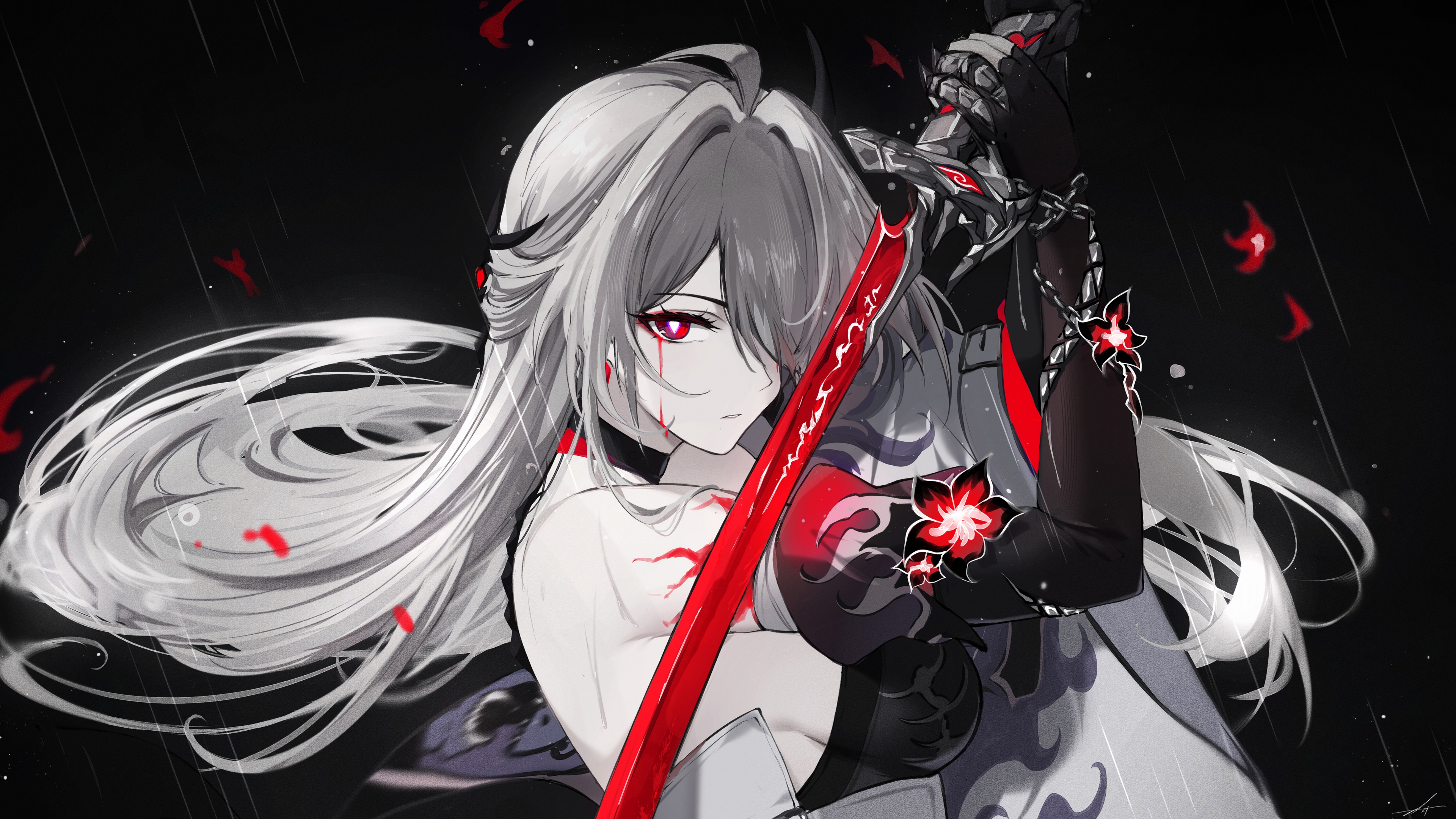 A high-resolution 5K cinematic character portrait from the Honkai: Star Rail universe.
