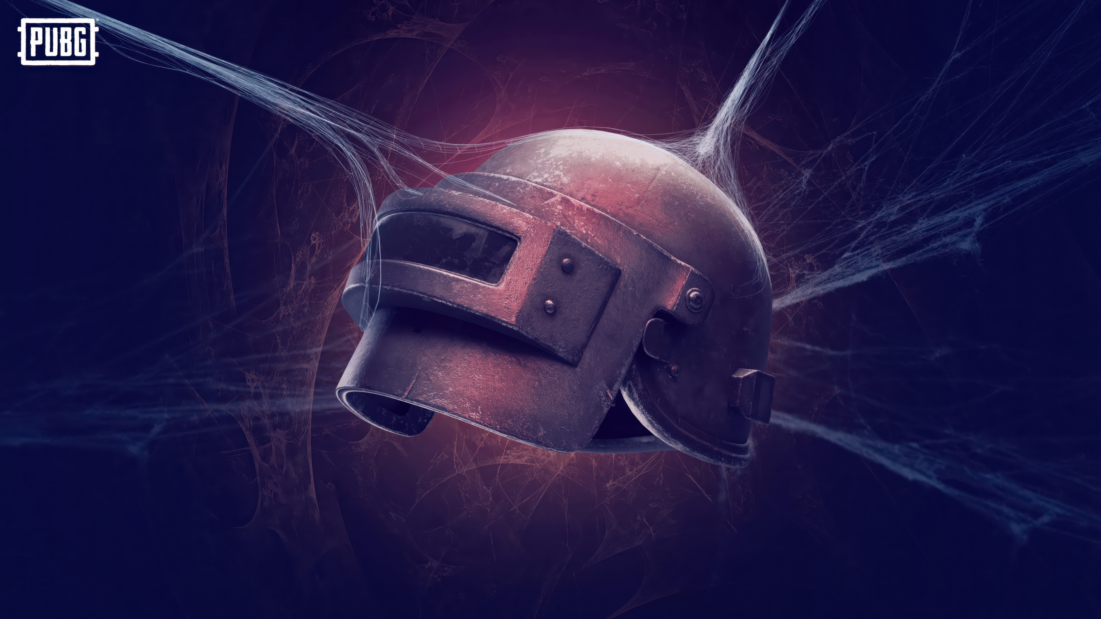 Marvel's Spider-Man wearing a PUBG Level 3 helmet in a high-definition battle royale setting.