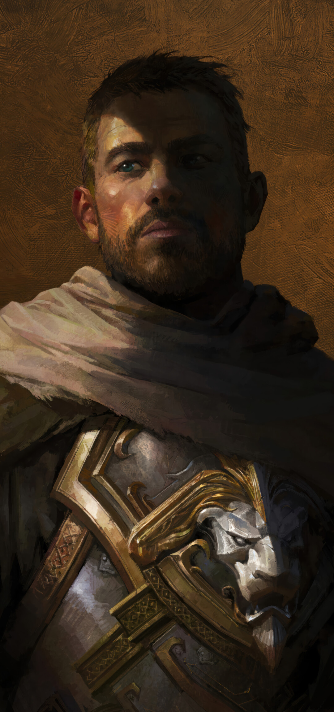 Un ritratto epico di Anduin Wrynn, protagonista del videogioco World of Warcraft: The War Within.