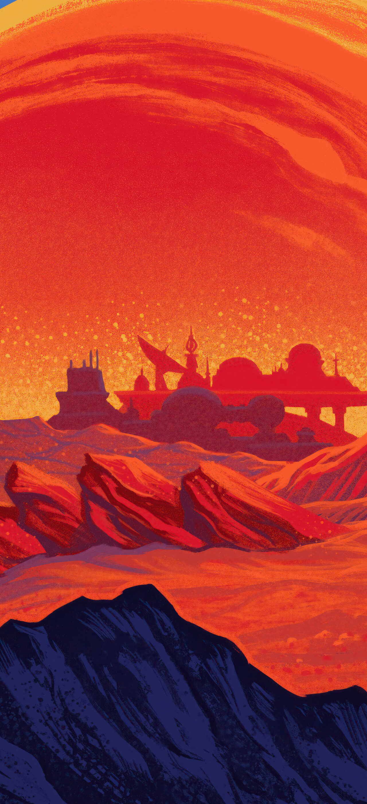 A lone astronaut in a detailed space suit floating through a vibrant field of distant stars and nebulae.