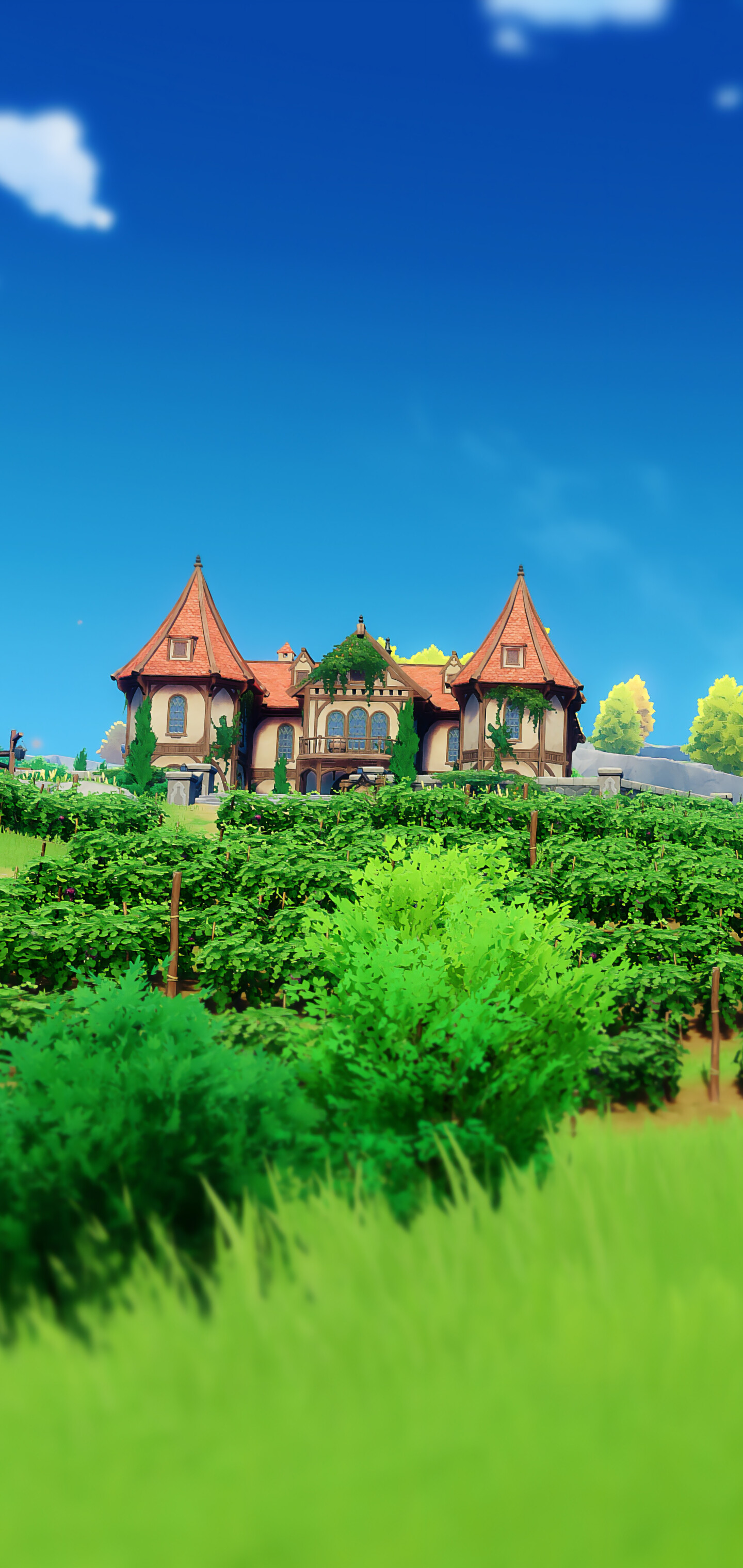 A high-quality, detailed cinematic scene from the video game Genshin Impact.
