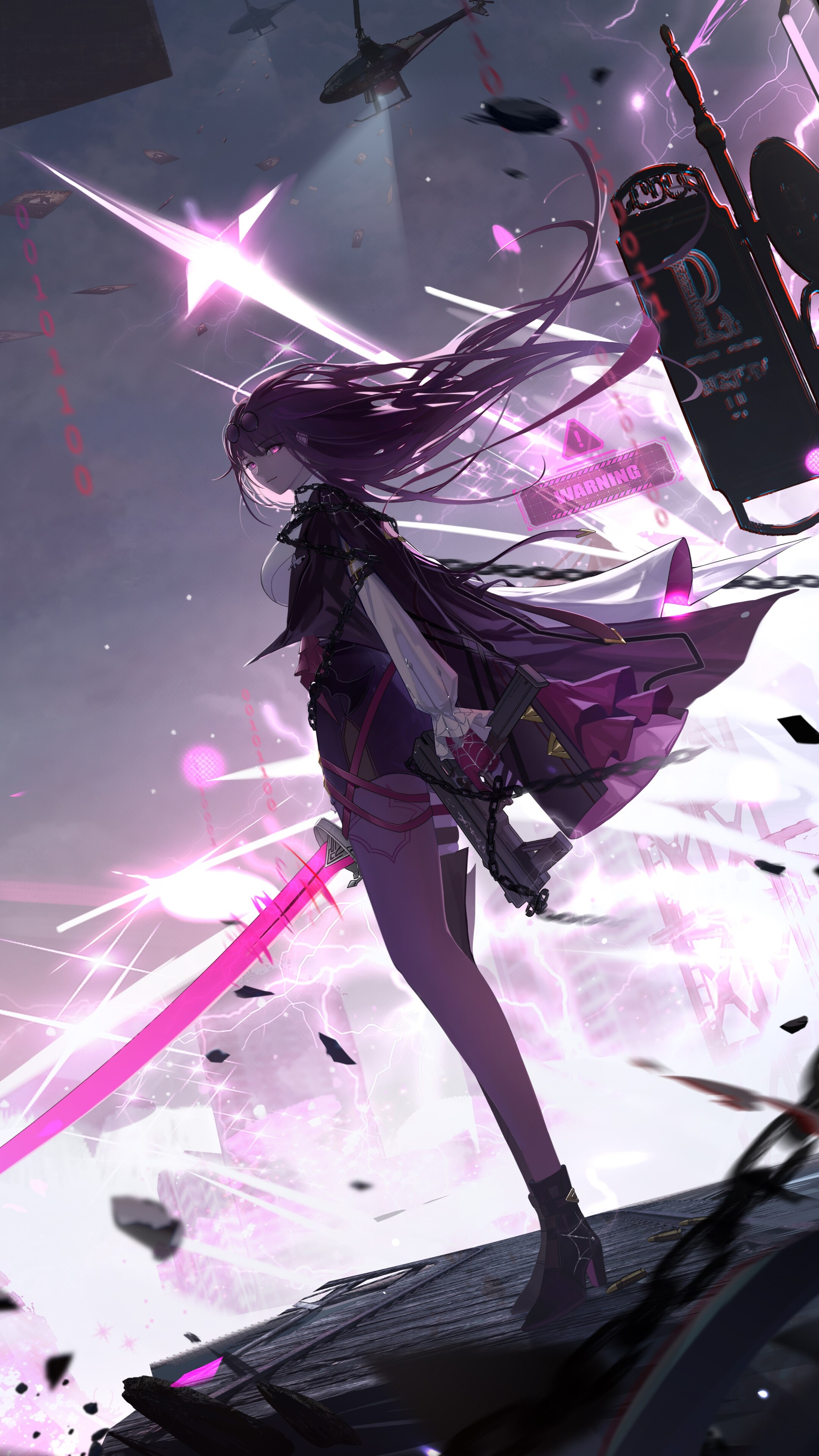 Kafka from Honkai: Star Rail featuring her iconic mysterious look.