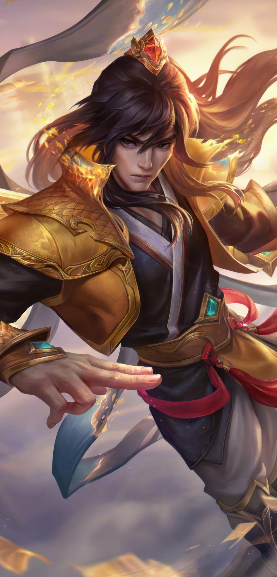 Talon from League of Legends prepared for a lethal strike with his iconic blades.