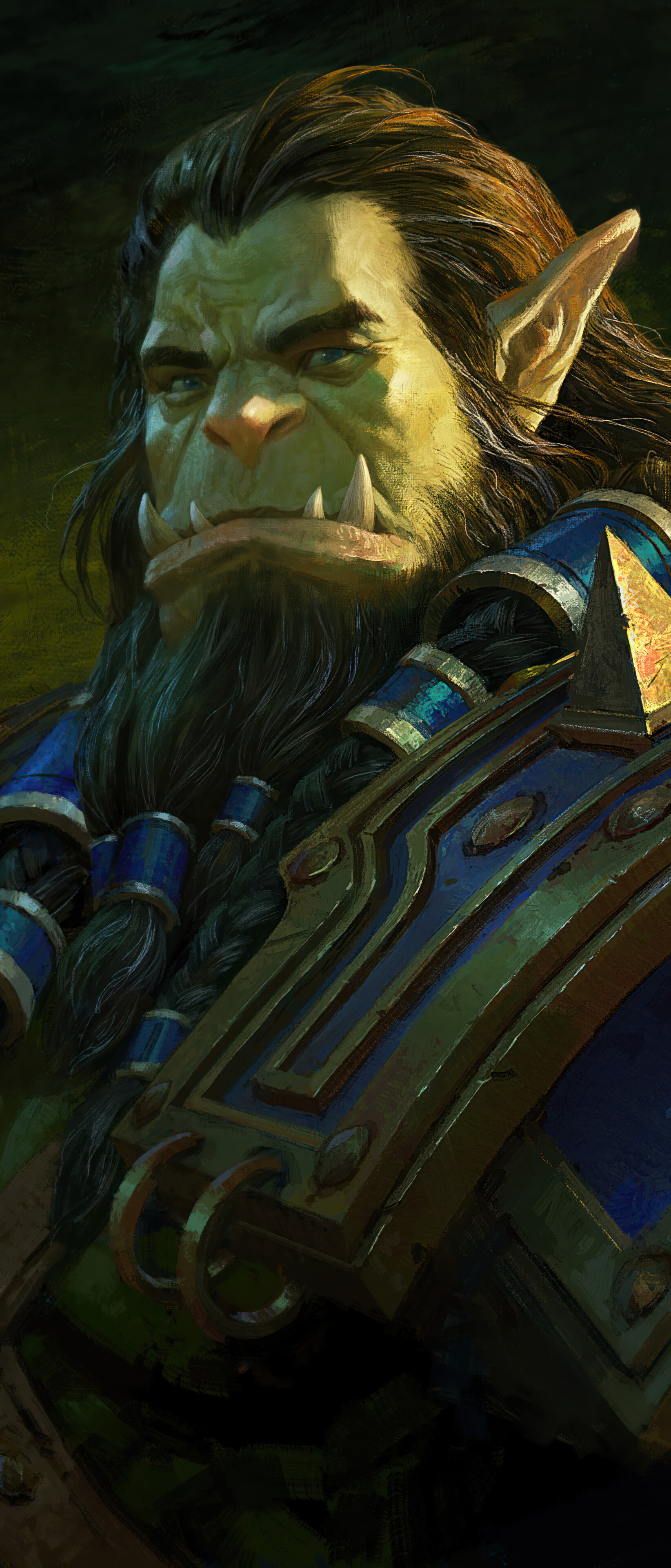 Thrall from World of Warcraft in a cinematic pose.