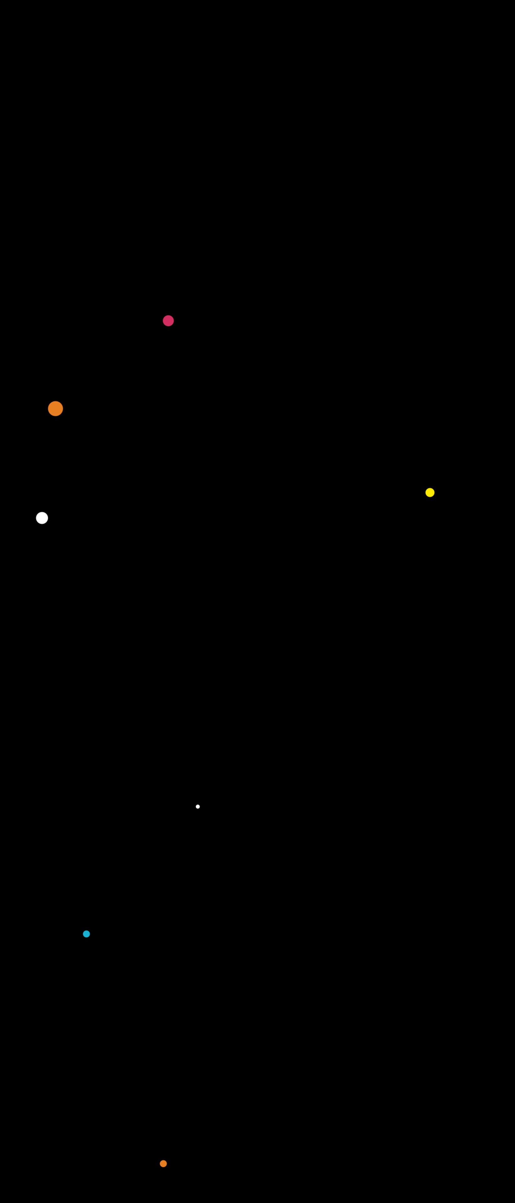 A colorful crewmate from the game Among Us wearing a space suit in a dark spaceship corridor.